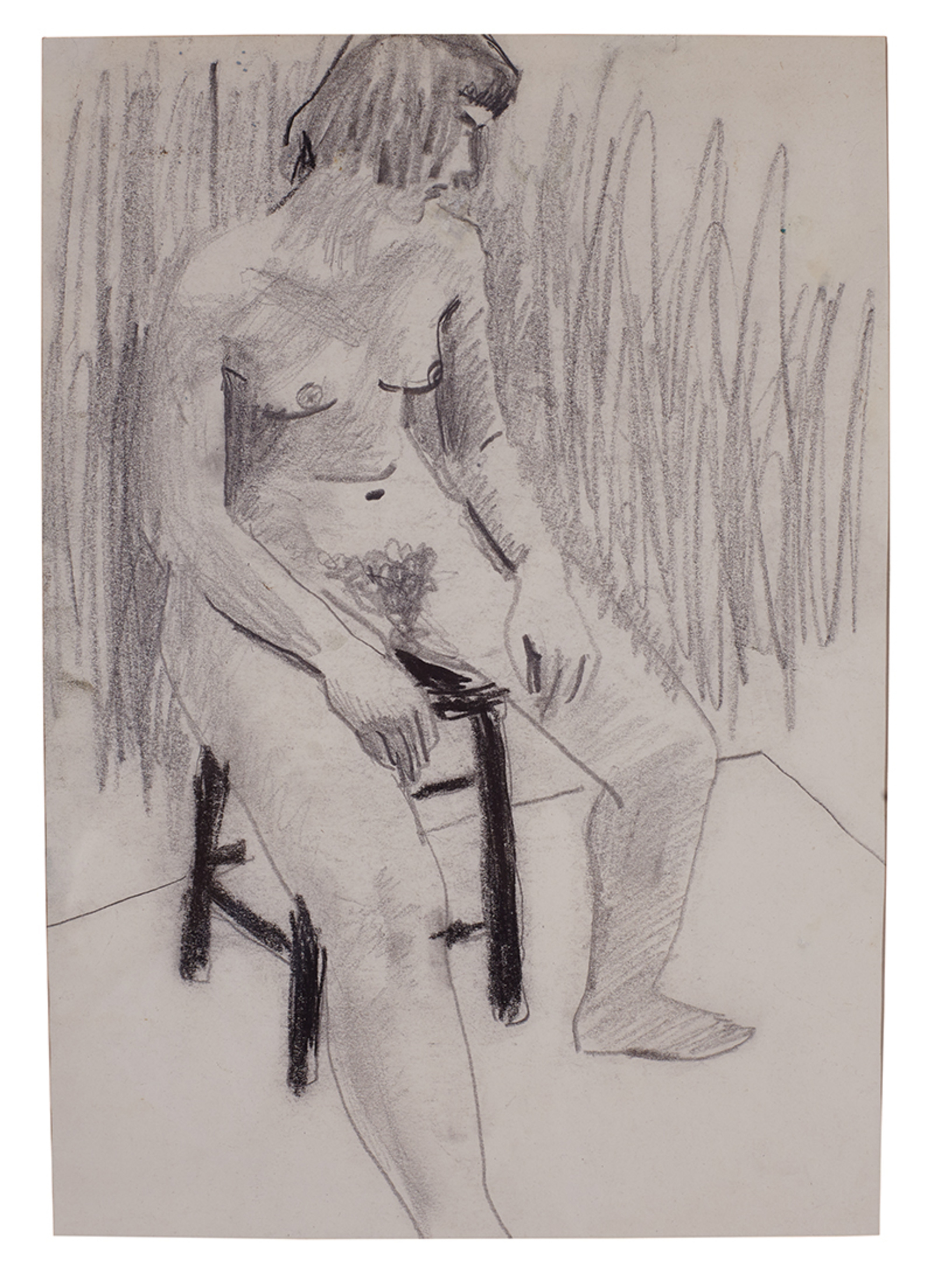 Seated Female on Stool