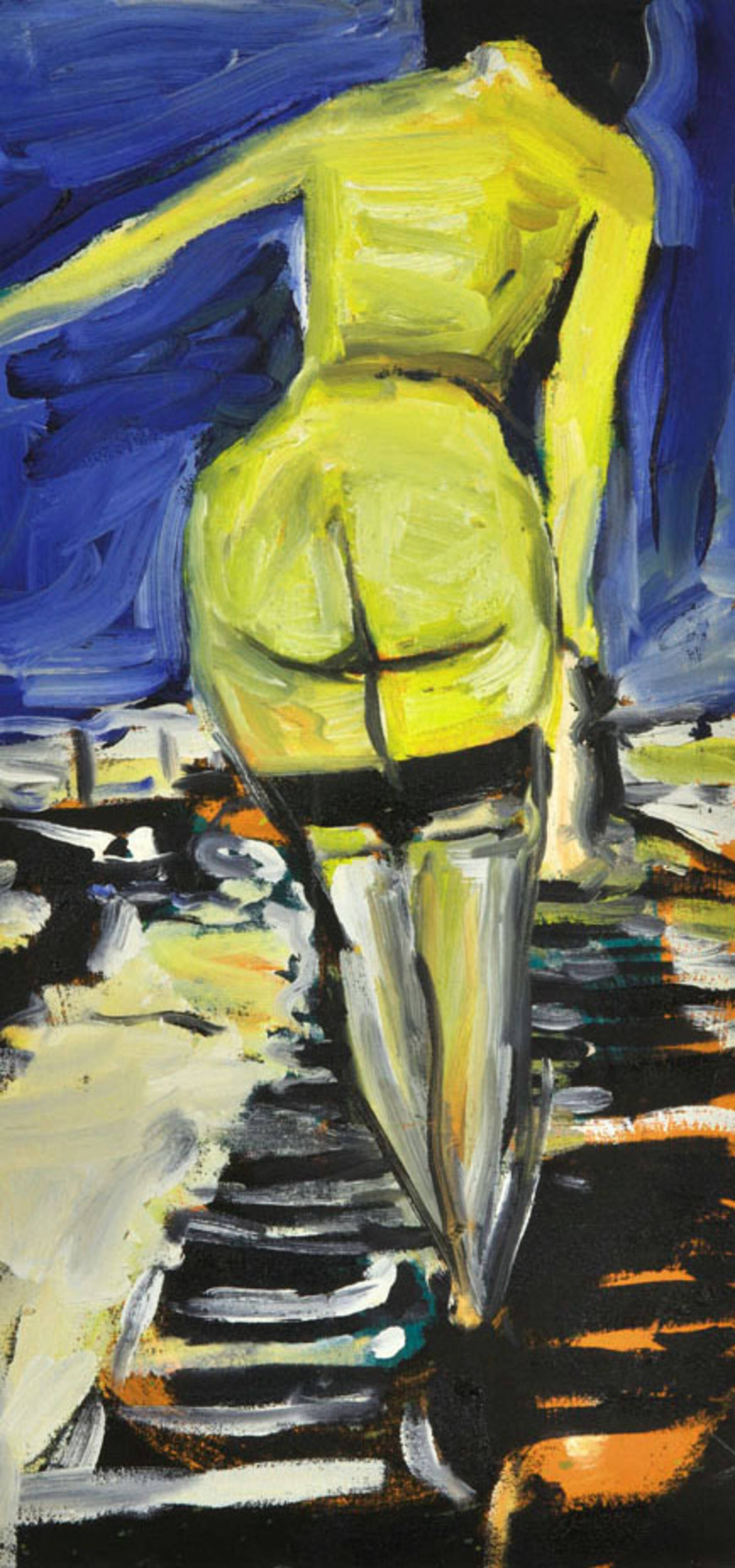 Girl on the Railroad Tracks