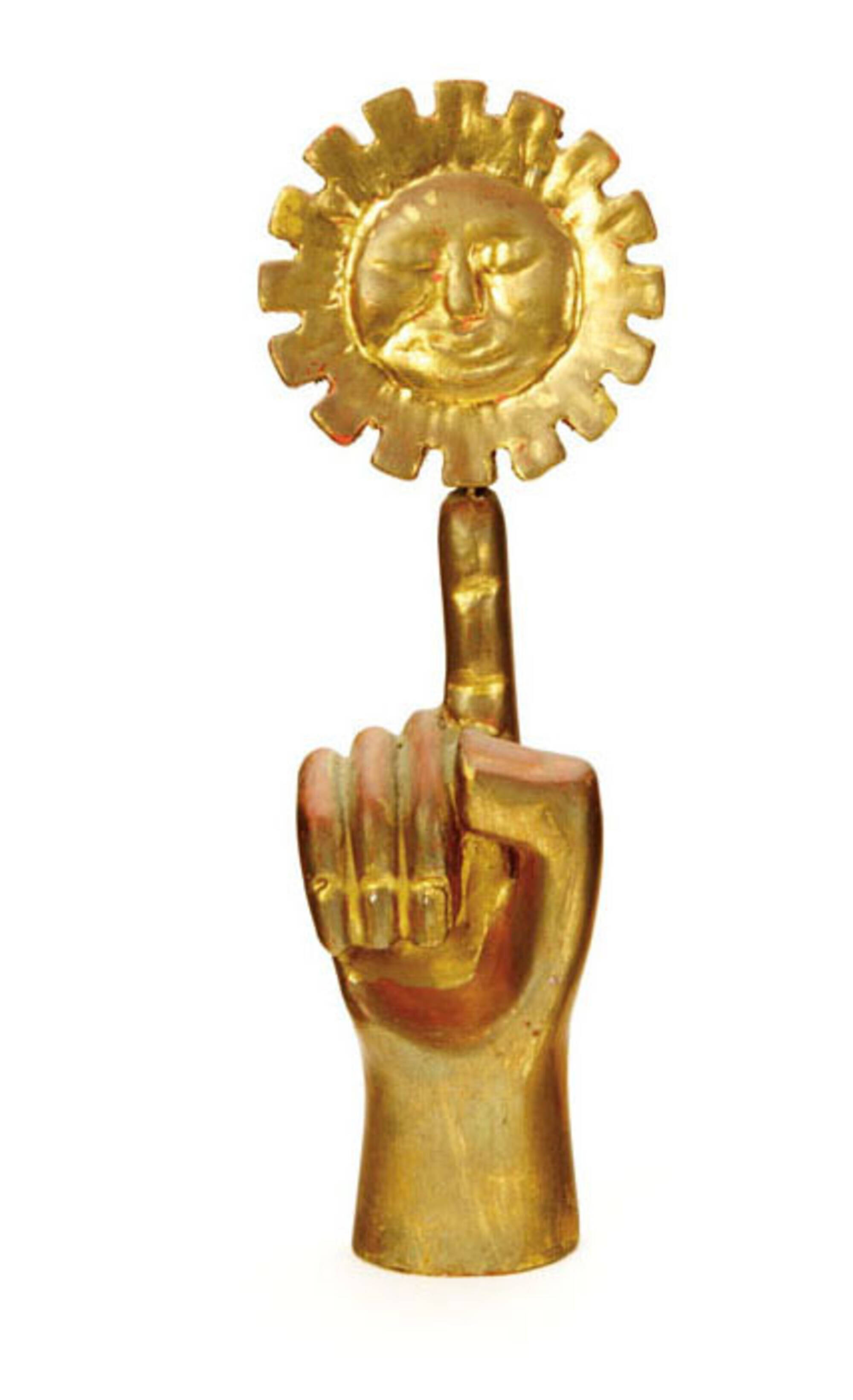Hand/Sun sculpture