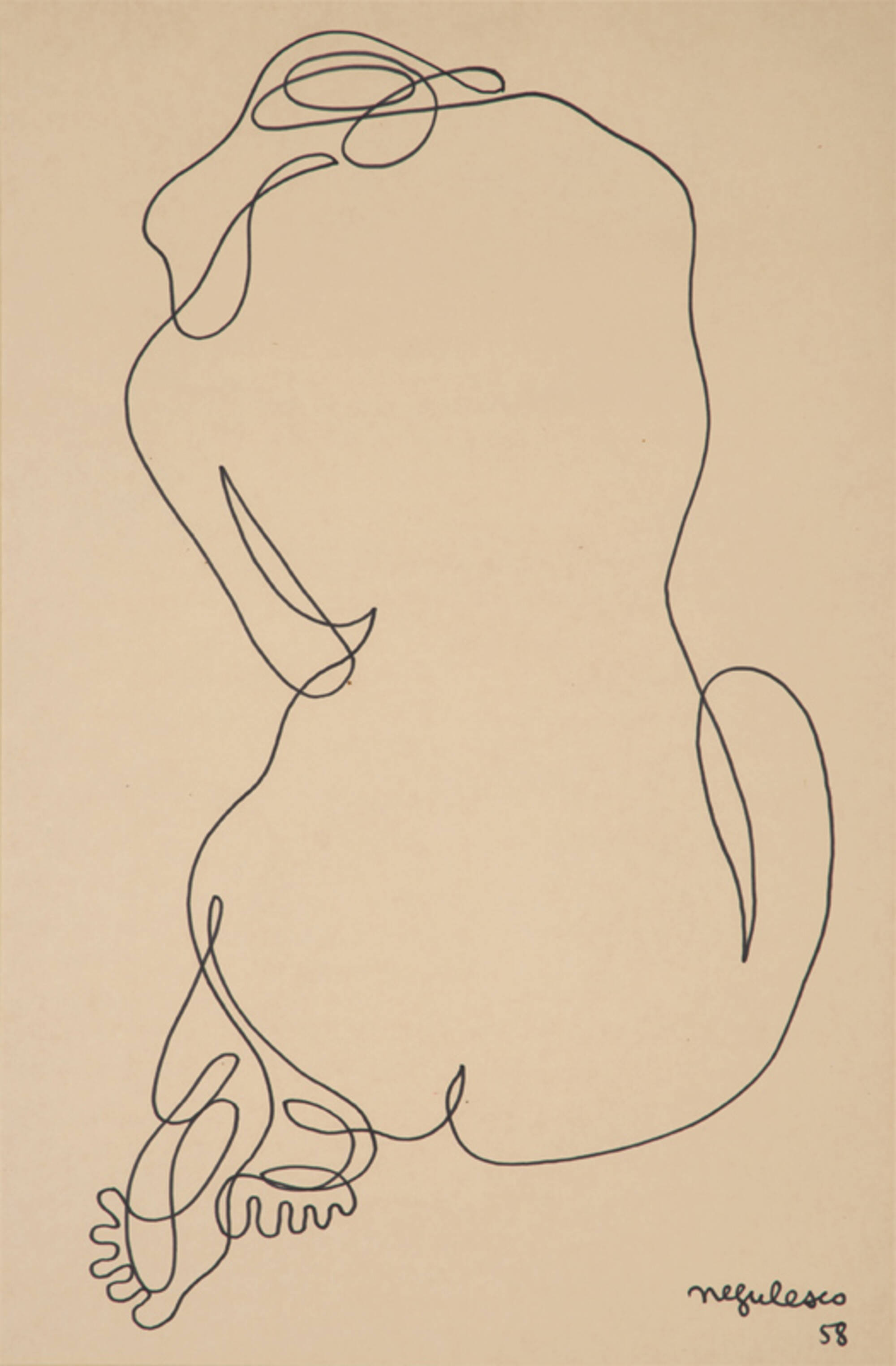 Untitled (Line Drawing) (2)