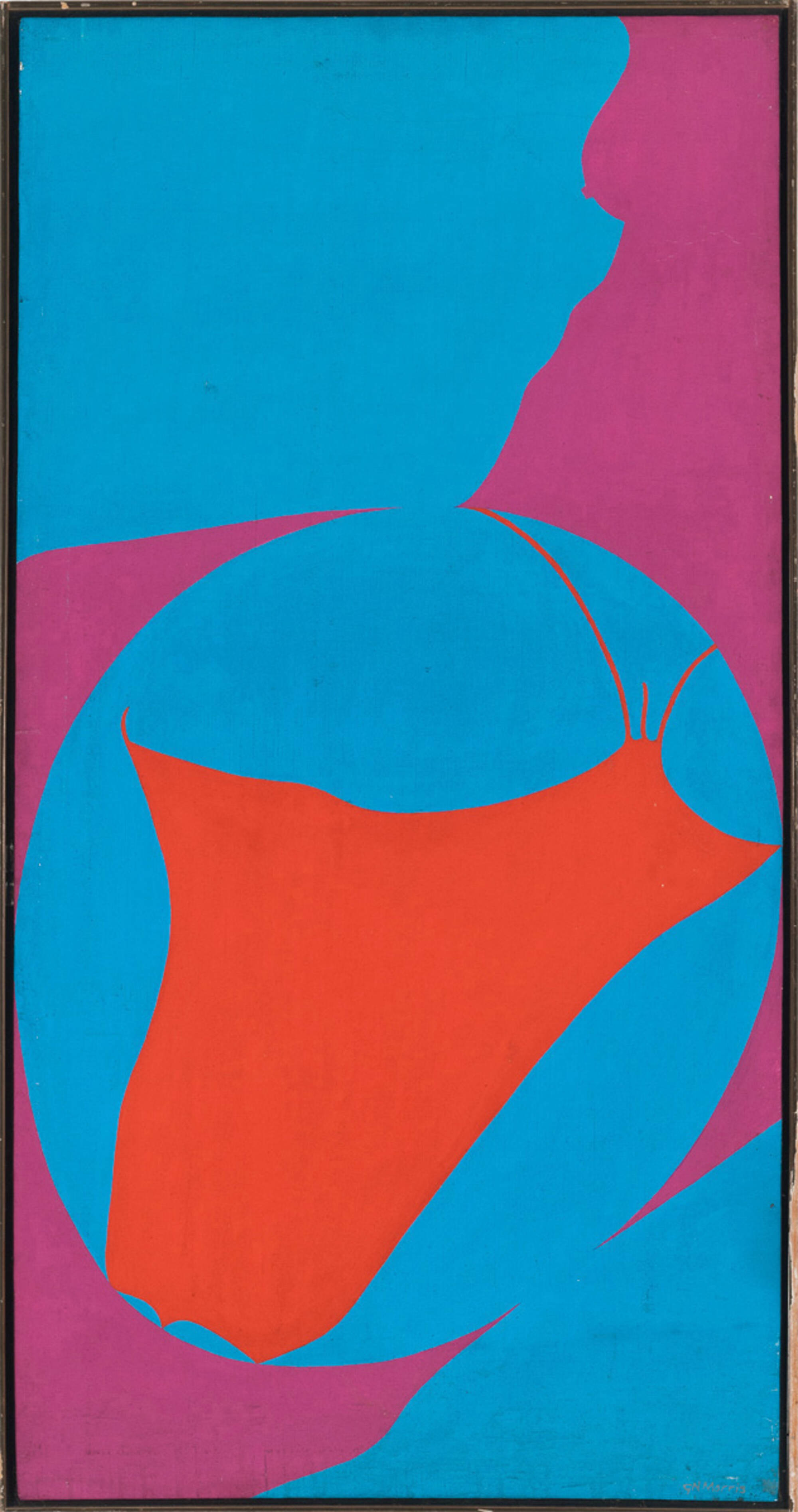 Cracked Egg Crimson, Blue, Orange