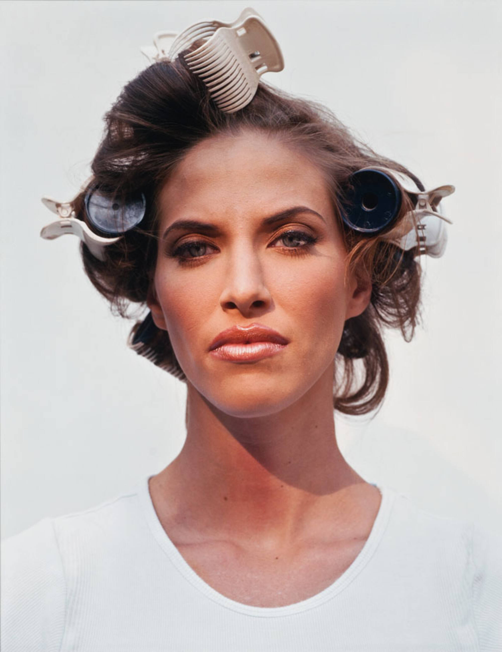 Woman in Curlers