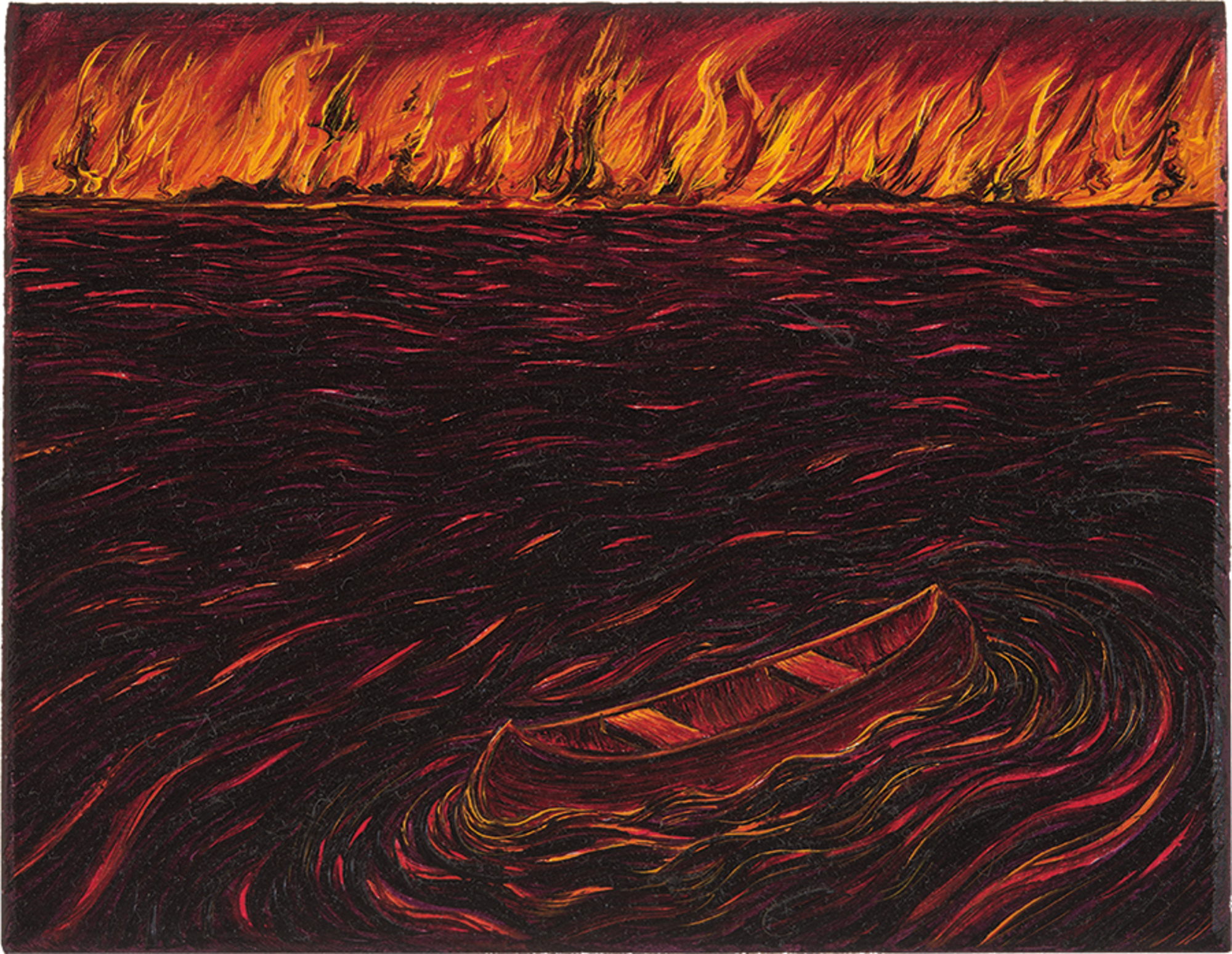 Untitled (Lake on Fire)