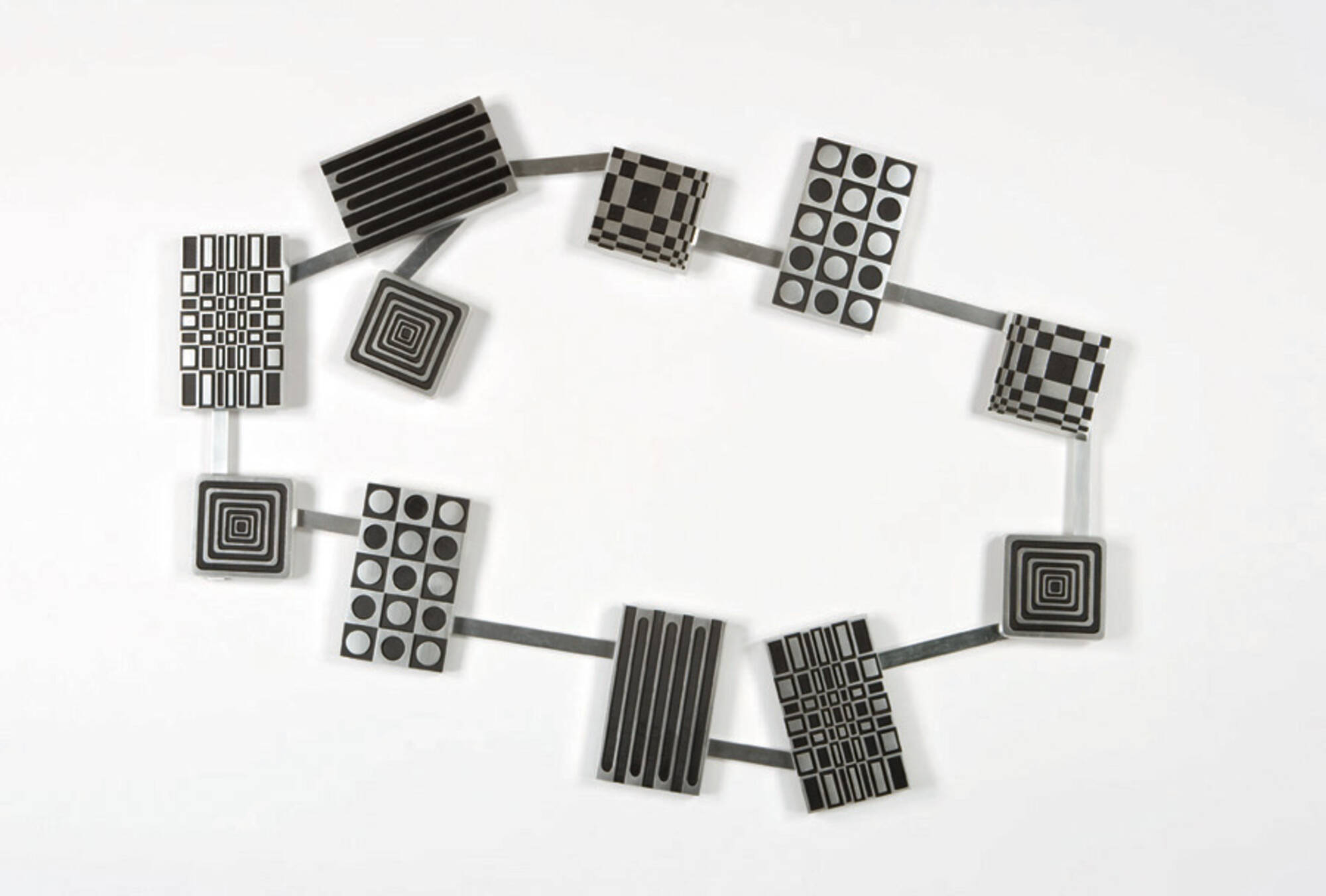 Aluminum wall sculpture