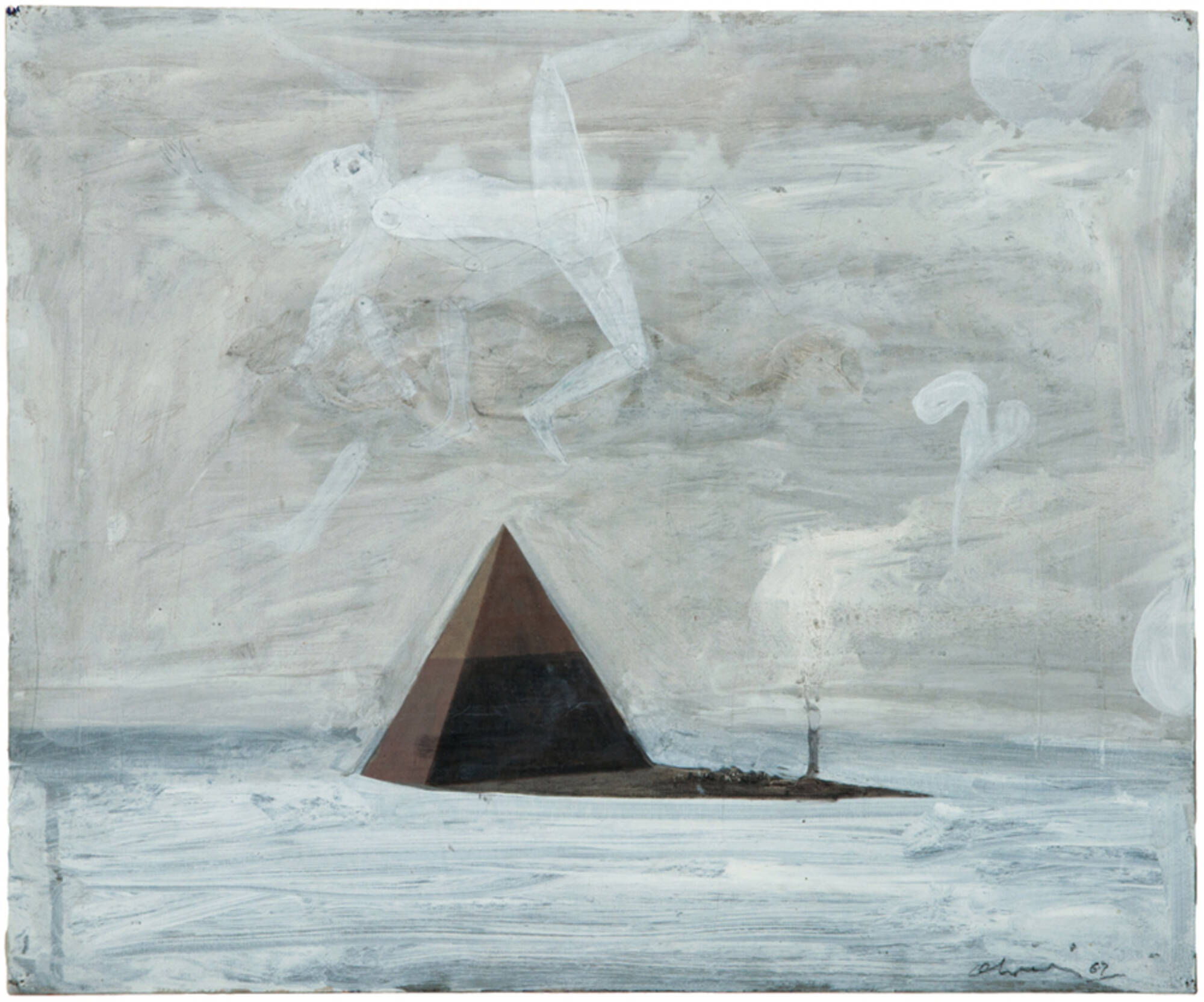 Figure and Pyramid