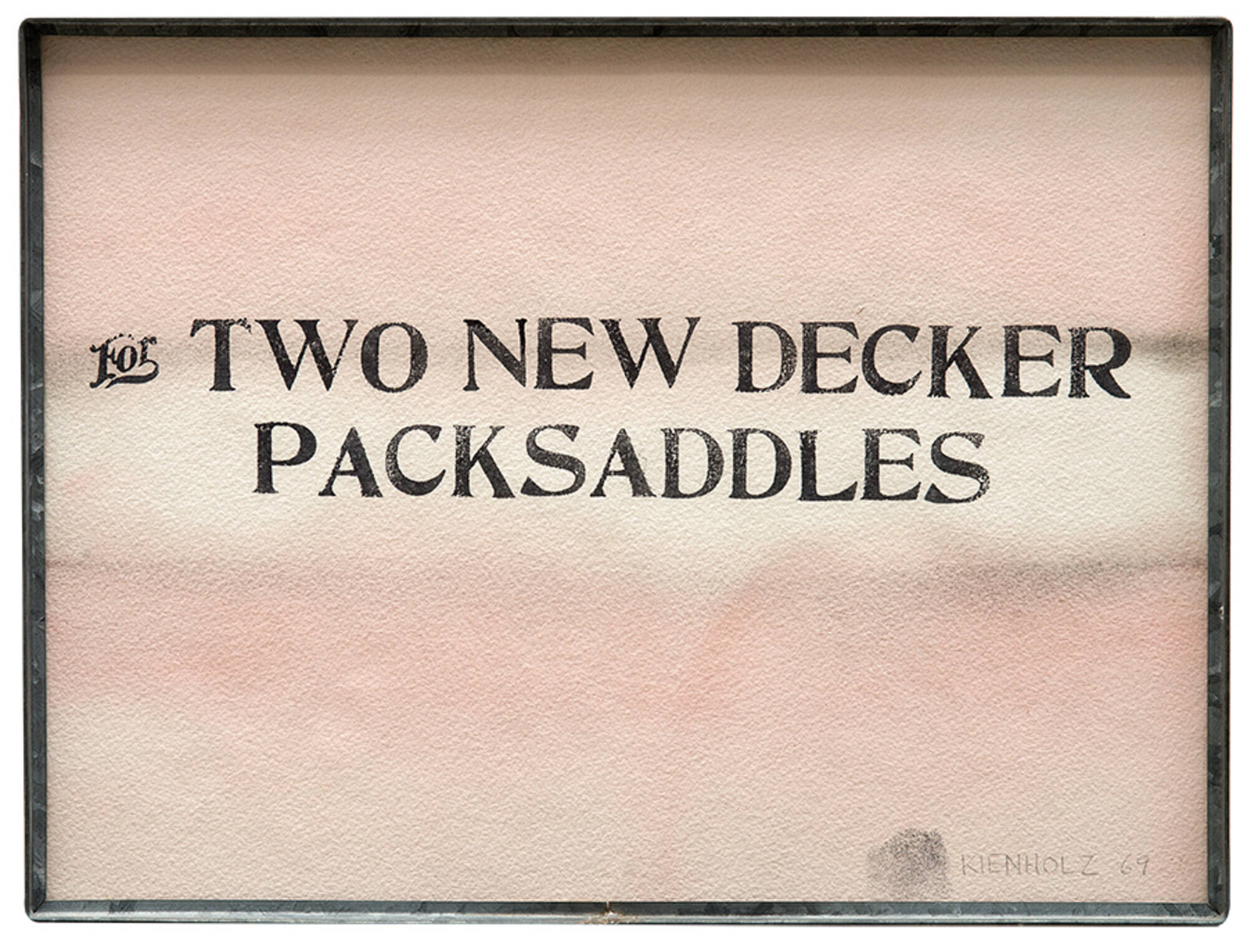 For Two New Decker Packsaddles