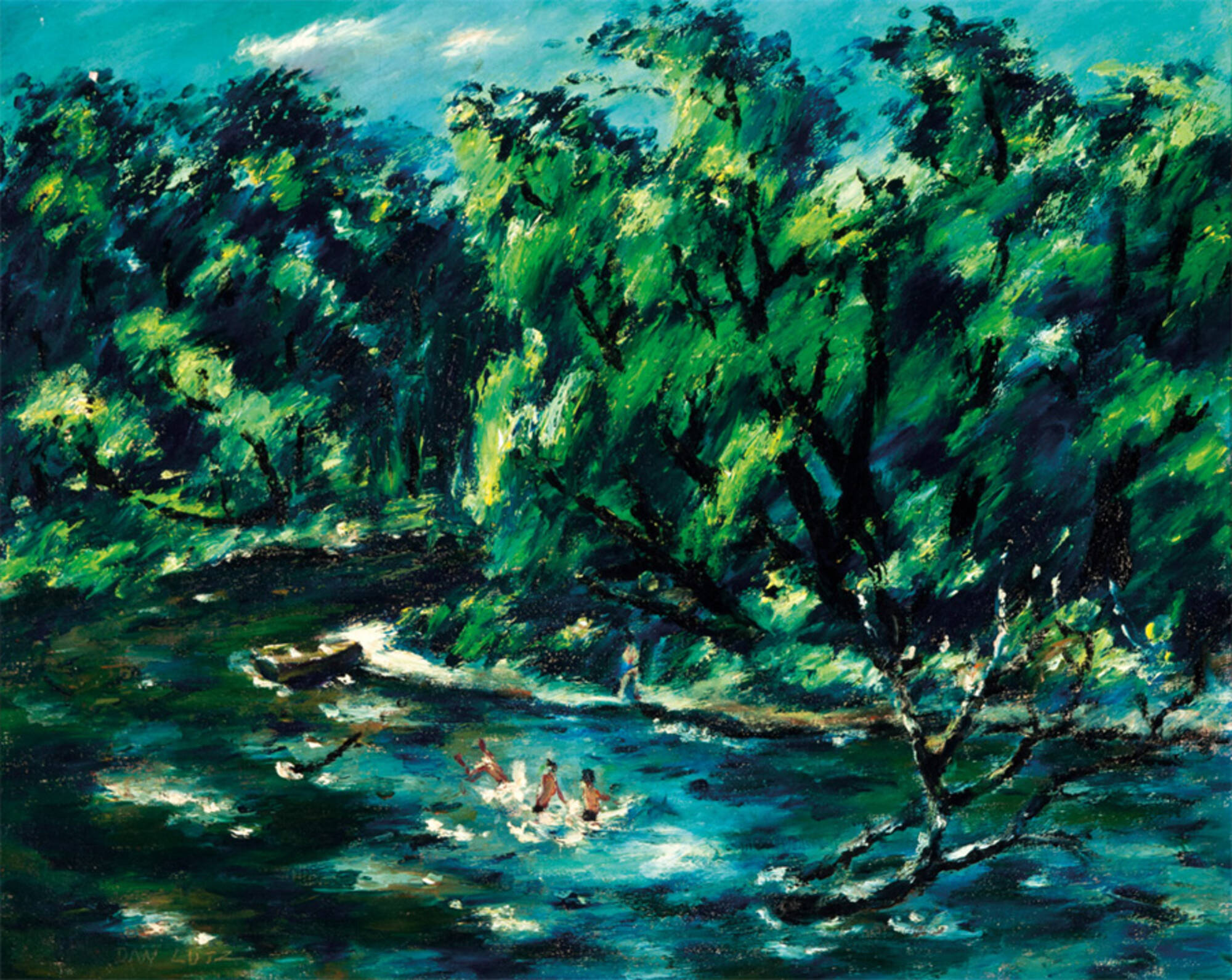 Swimming Scene