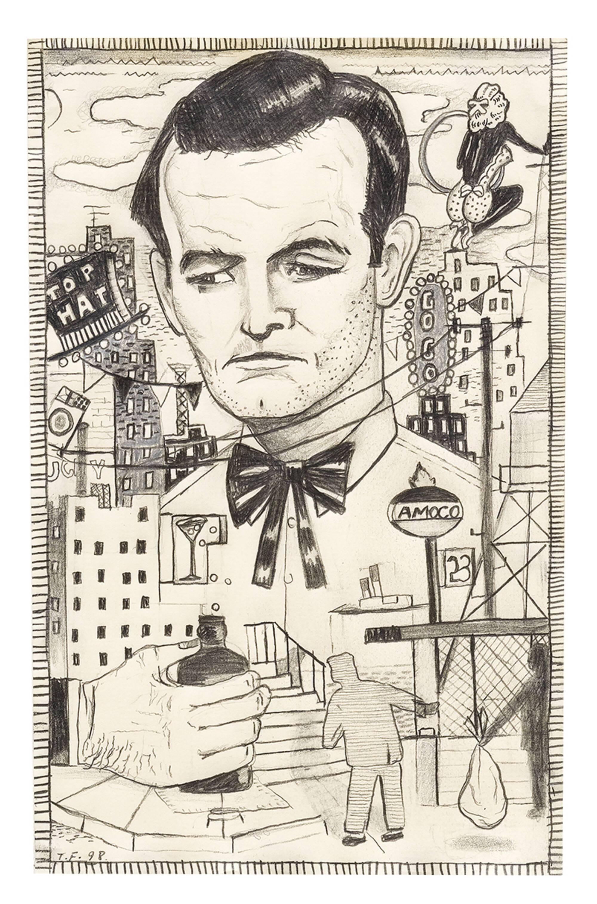 Richard Drinking in the City