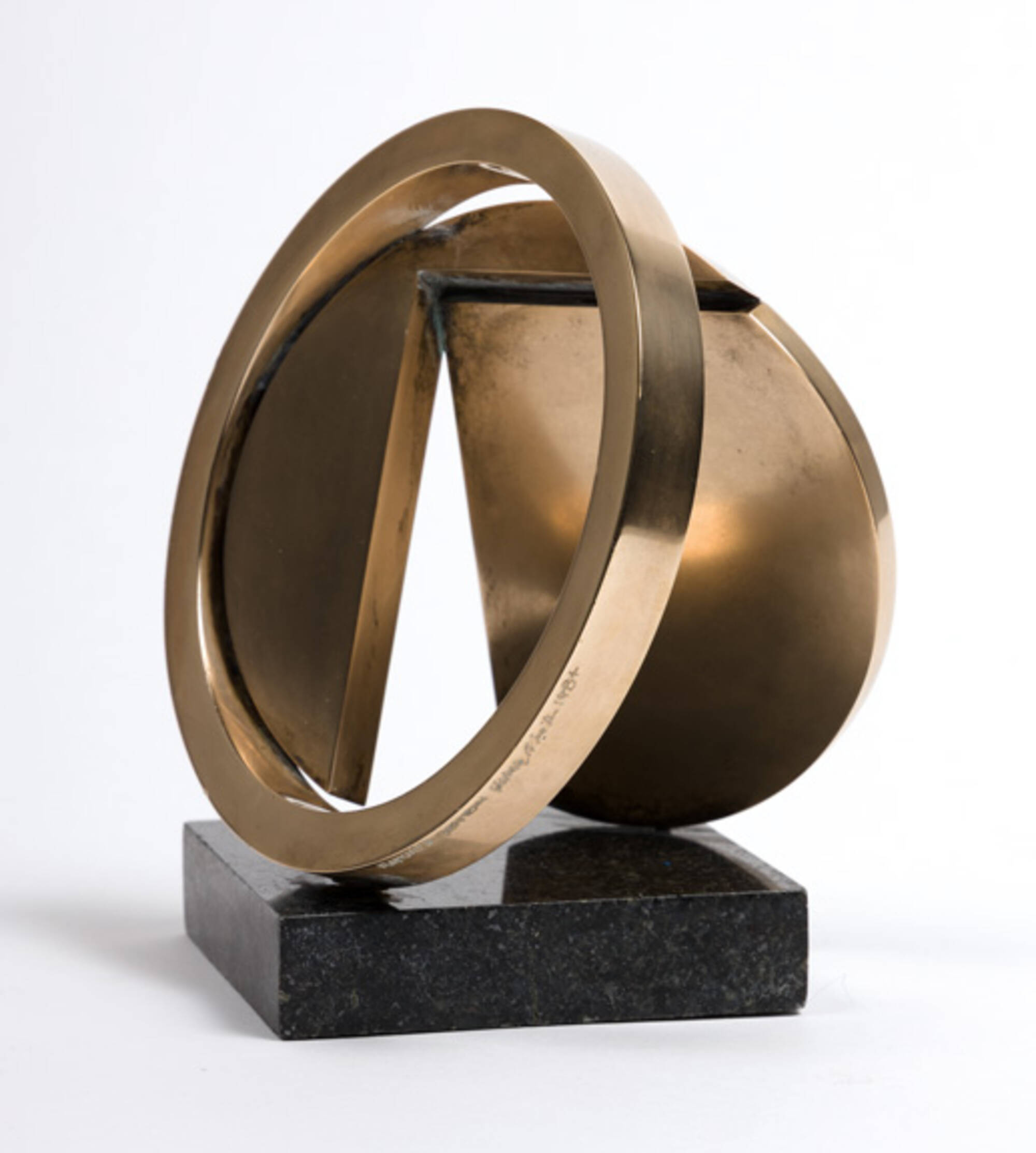Maquette for Folded Circle Ring Split