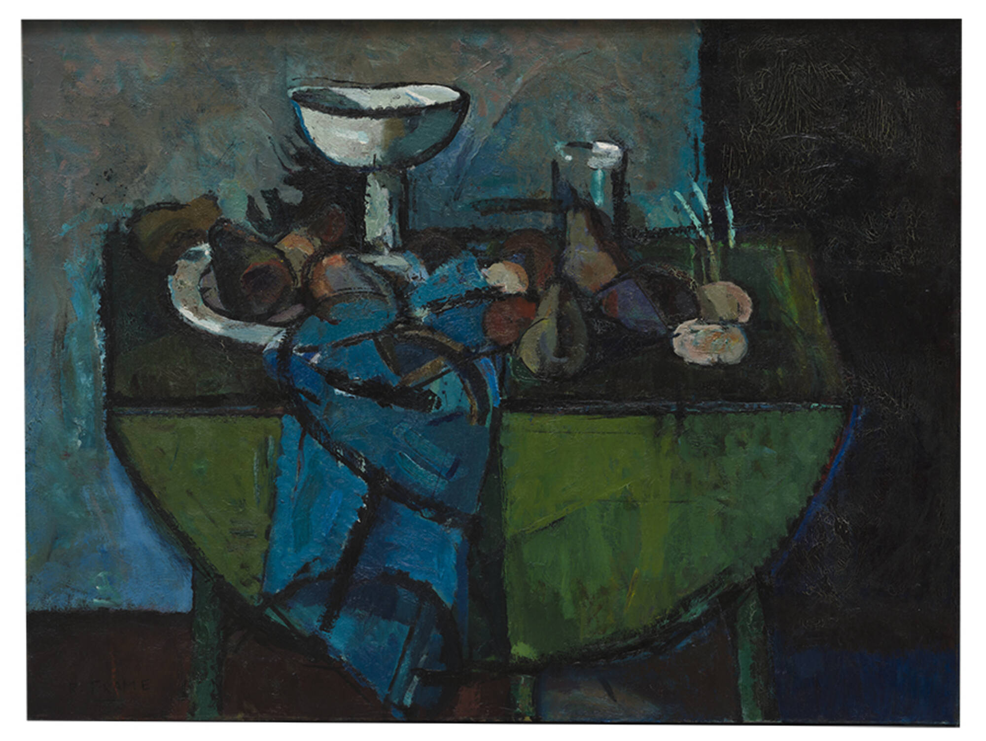 Still Life on Green Table