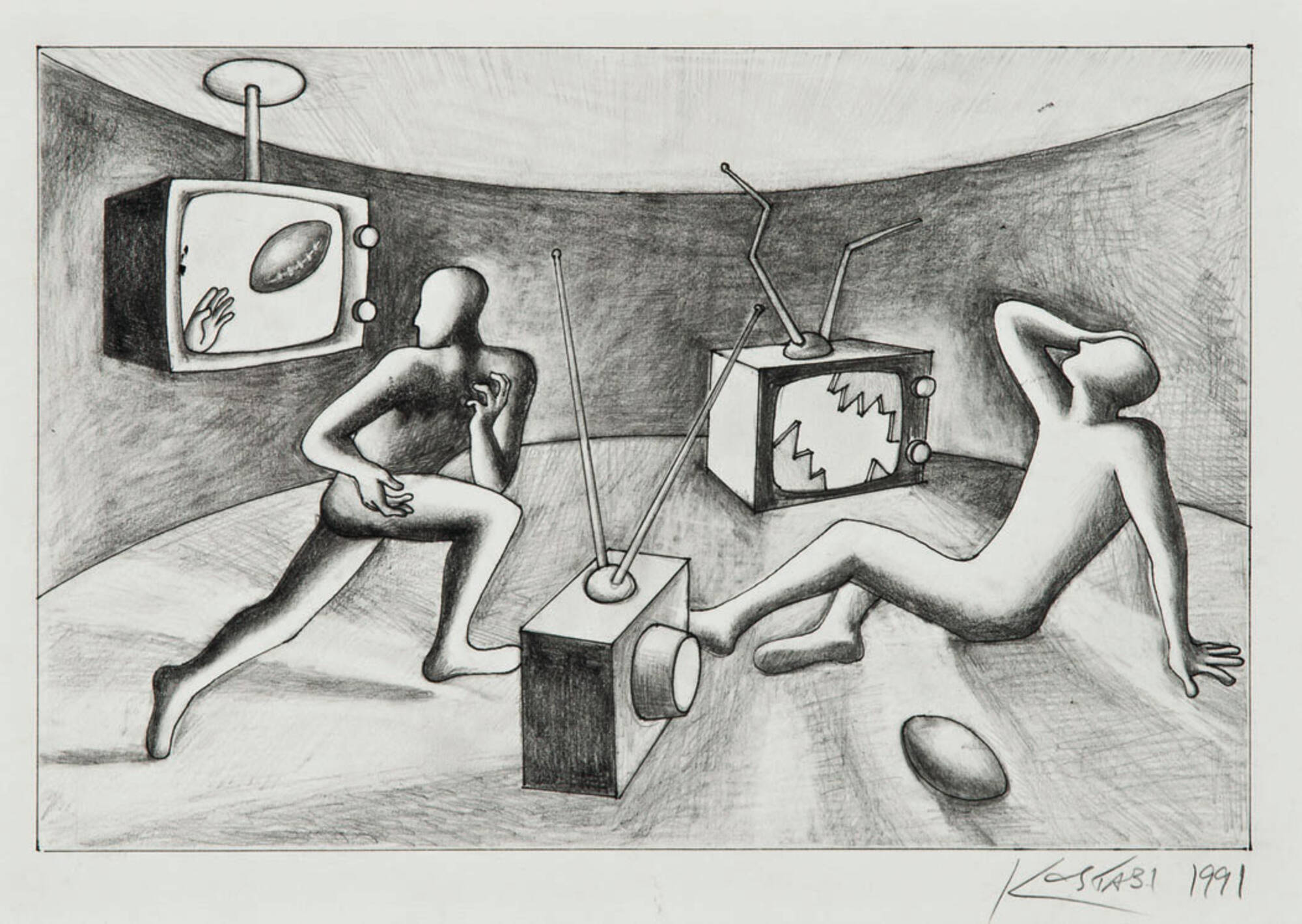Untitled (Broken TV)
