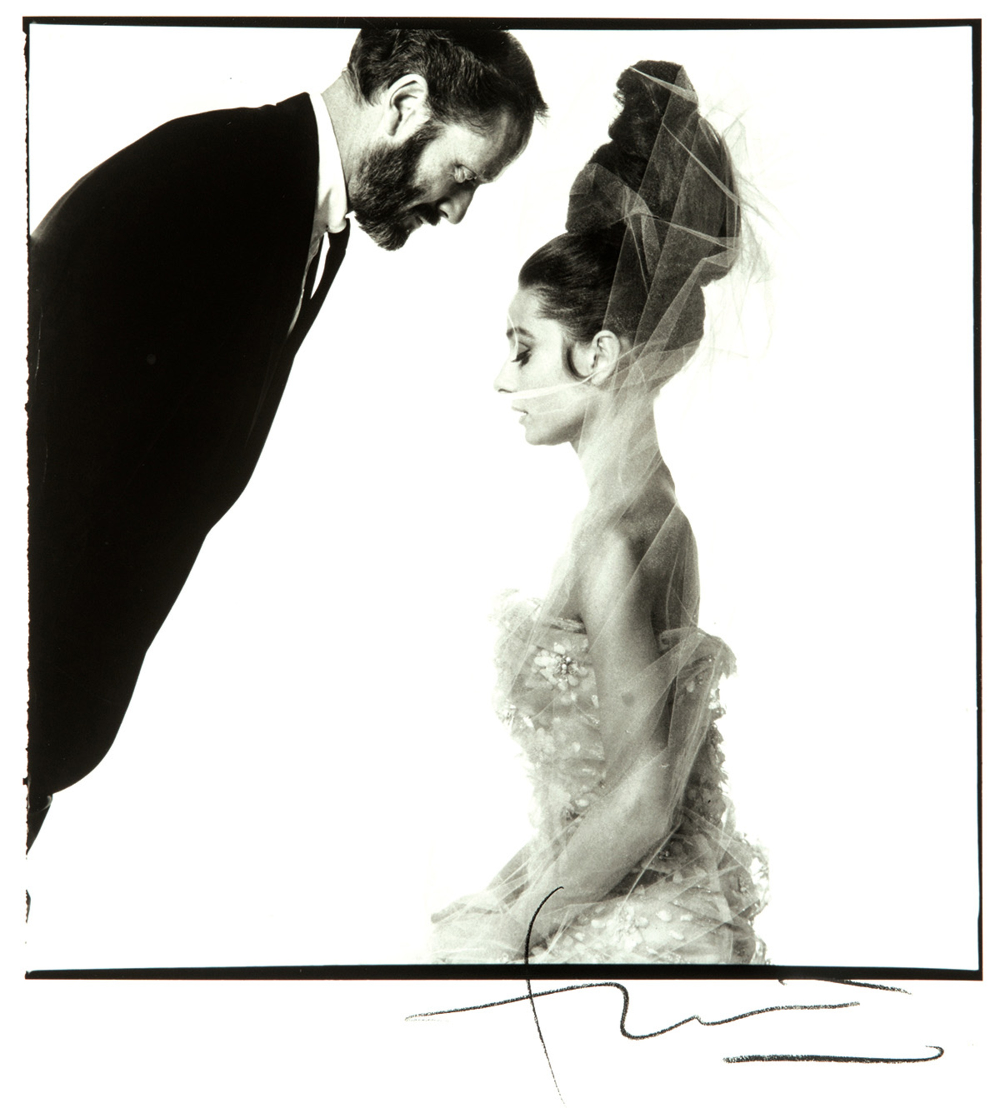 Audrey Hepburn and Mel Ferrer