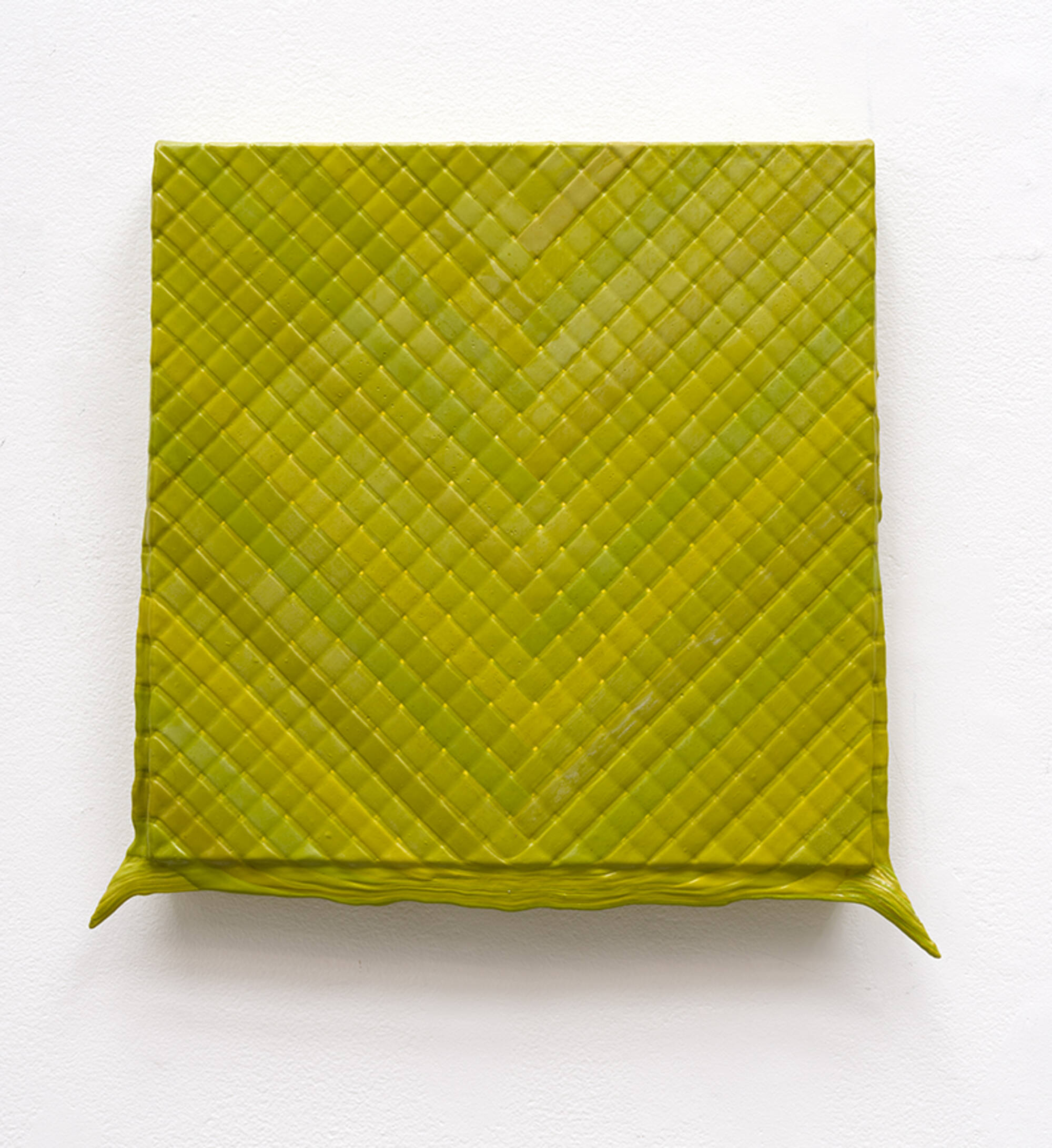 Variegated Green Weave