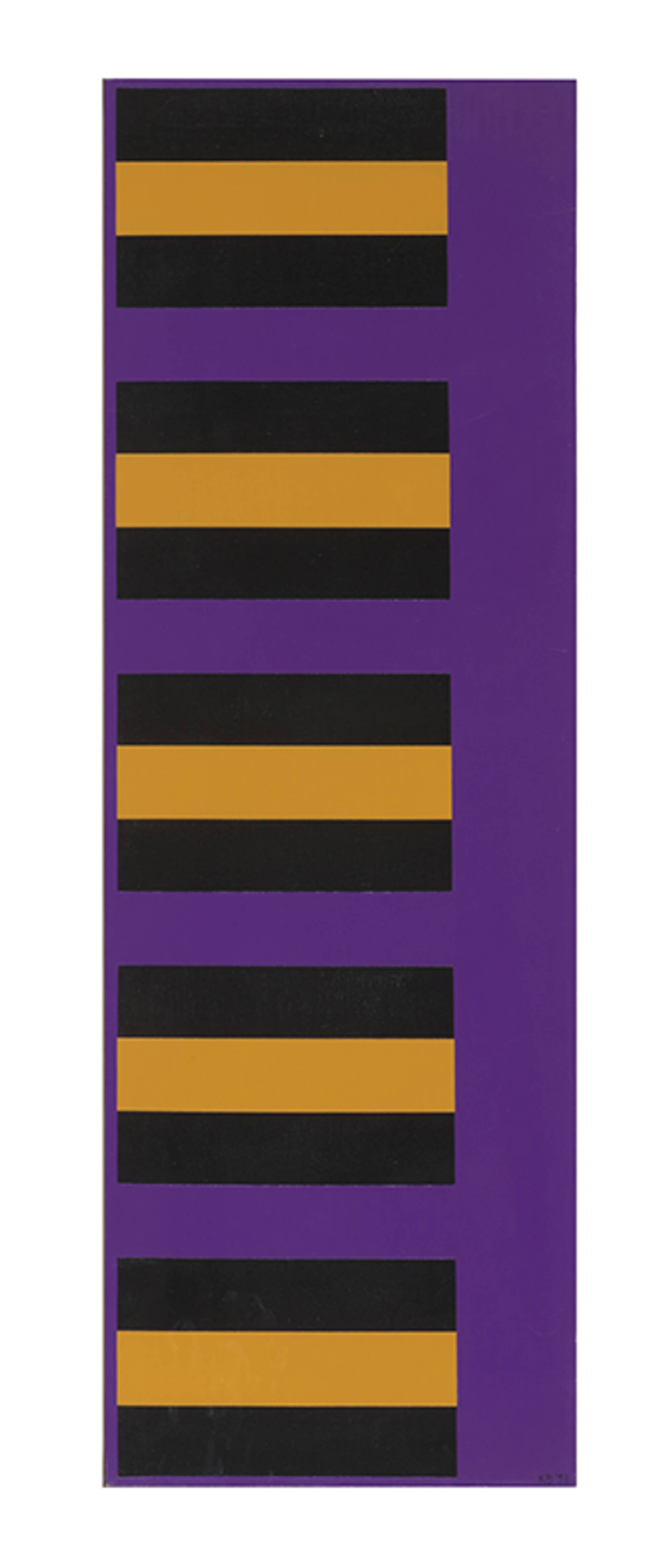 Bars- Black, Yellow, Purple