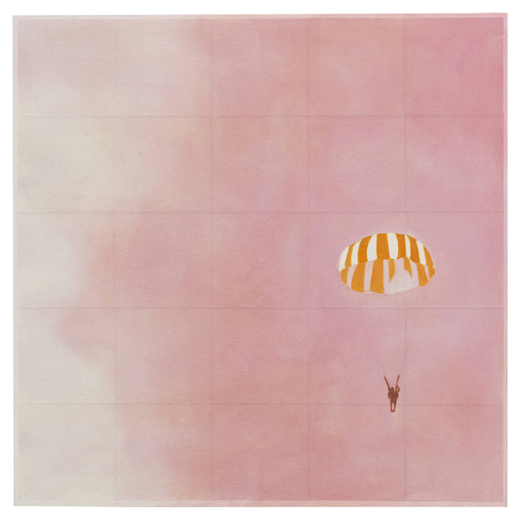 Orange and White Parachute (Pink)