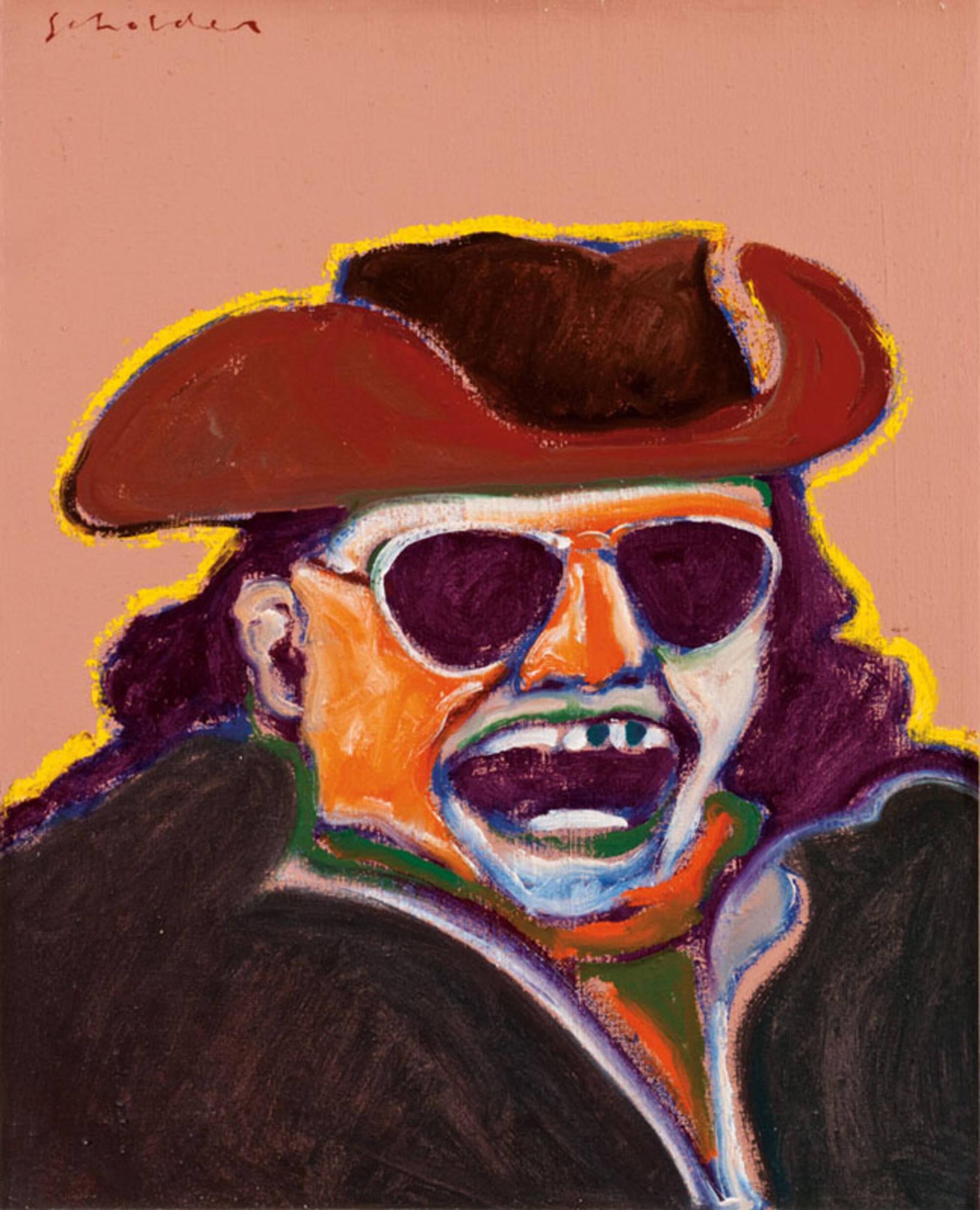 Untitled (Indian with Turquoise Teeth)