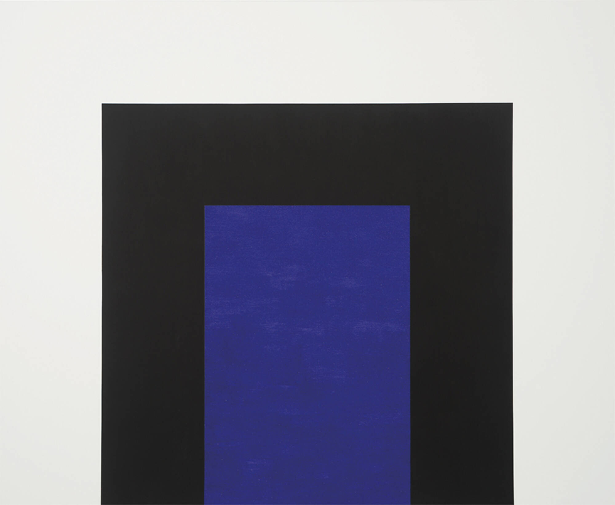 Untitled (White, Black, Blue Double Arch)