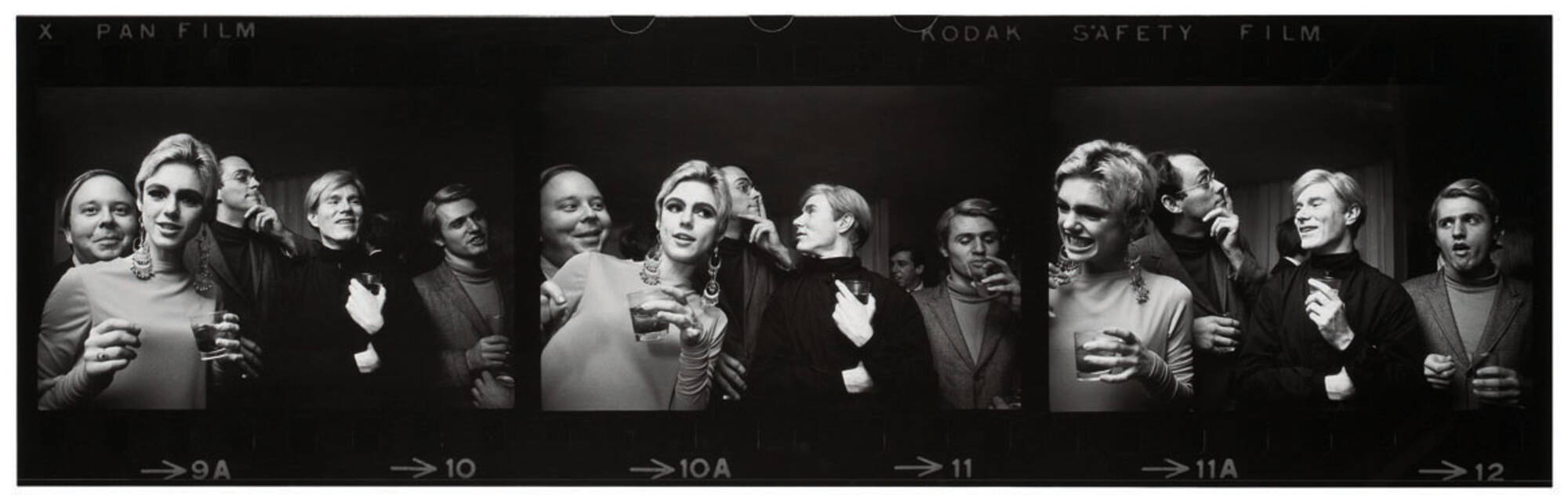 Warhol and Sedgwick Entourage, NYC, 1965
