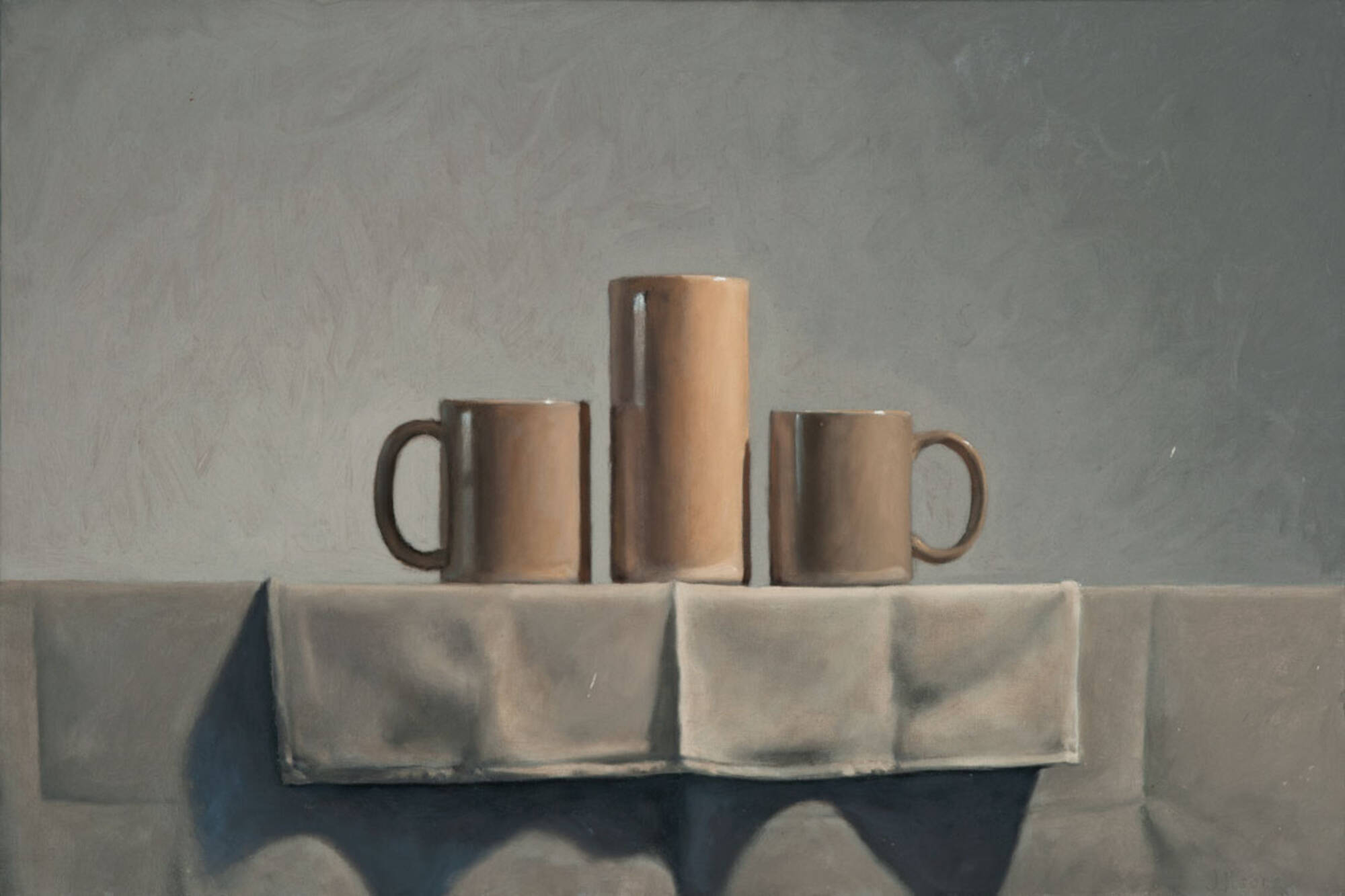 Two Cups and a Vase
