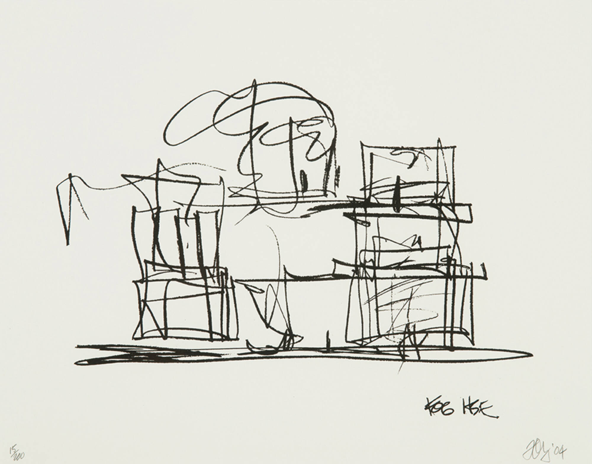Study for New Frank Gehry House