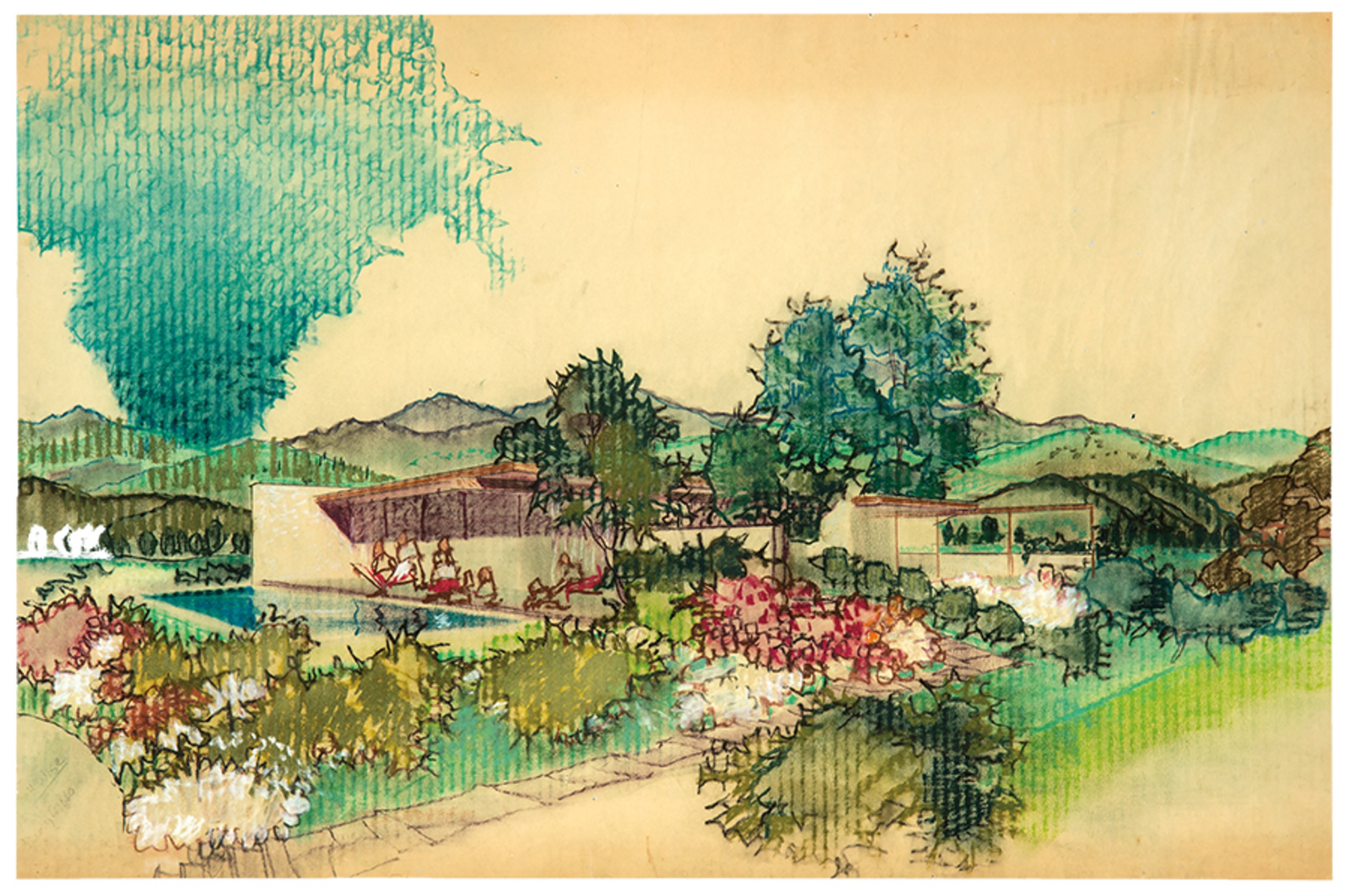 Presentation drawing of the McSorley House