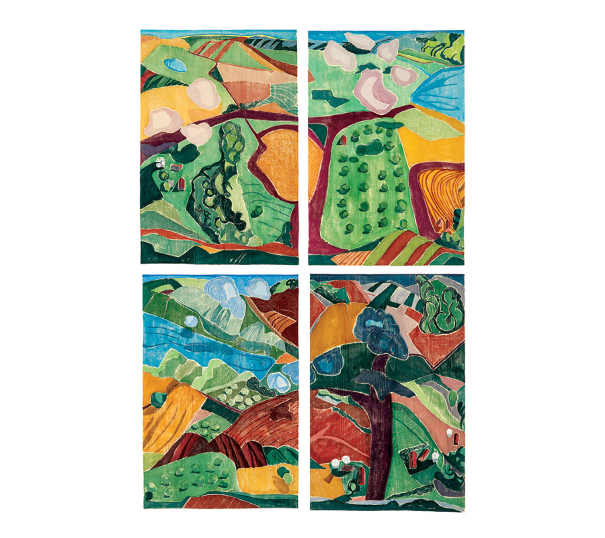 American Countryside, Quartet #1-4 (4)