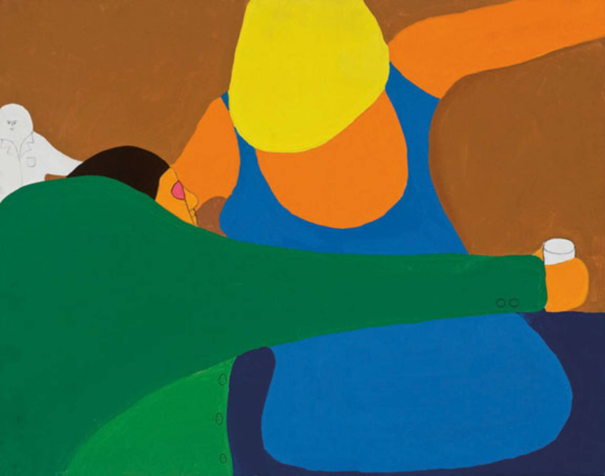 Untitled (Abstract figural painting)