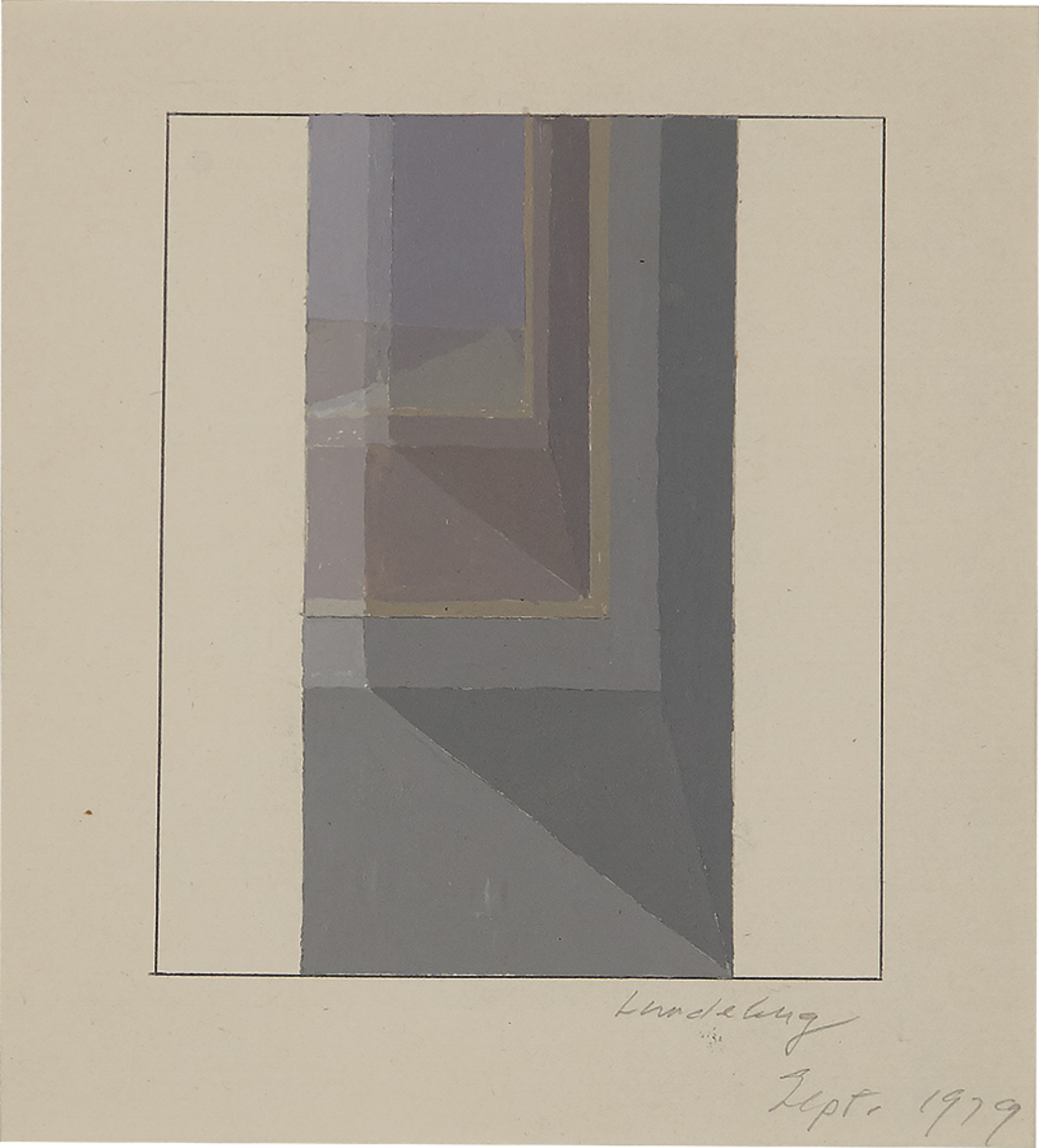 Study for Grey Interior II