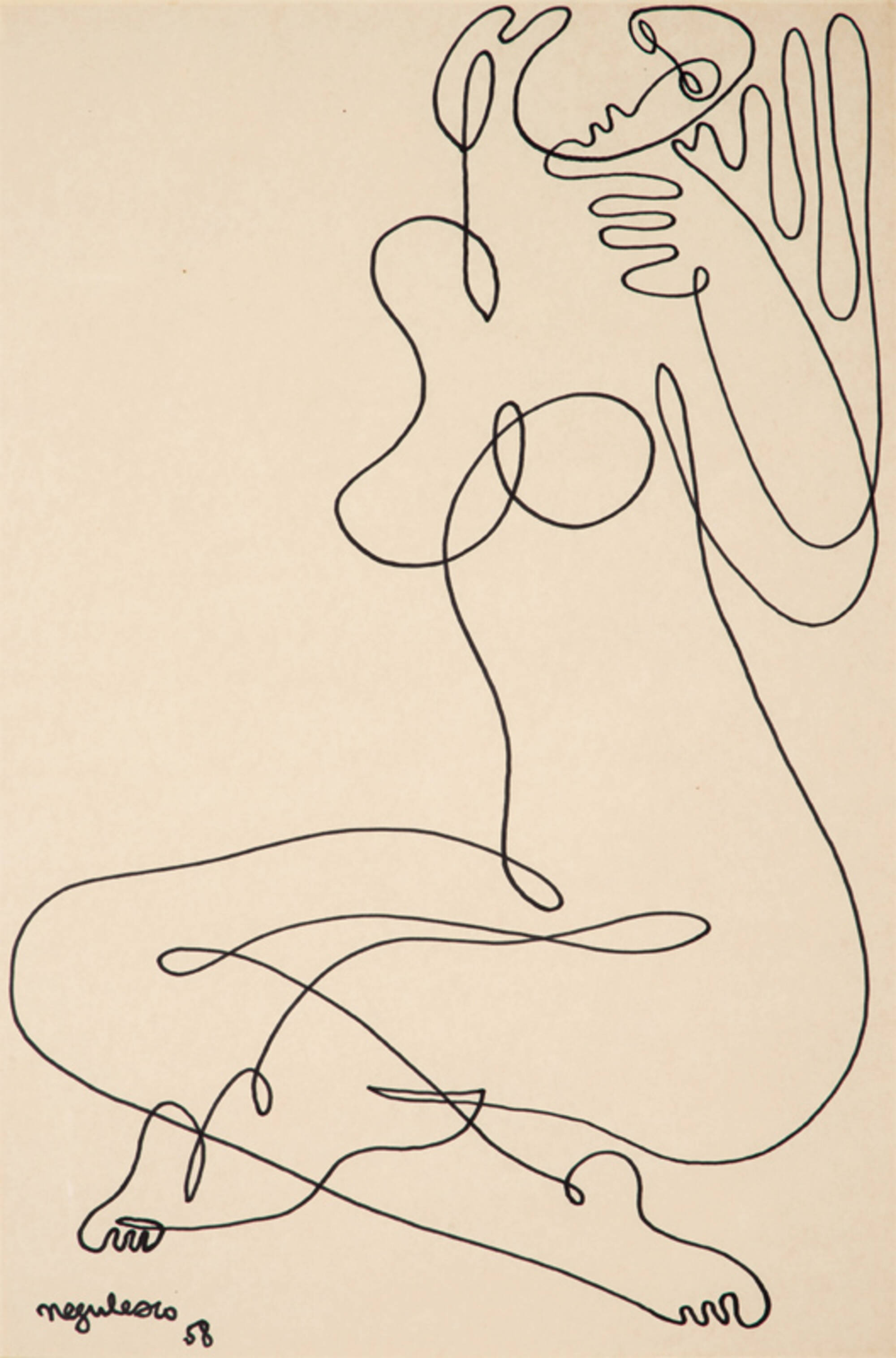 Untitled (Line Drawing) (2)