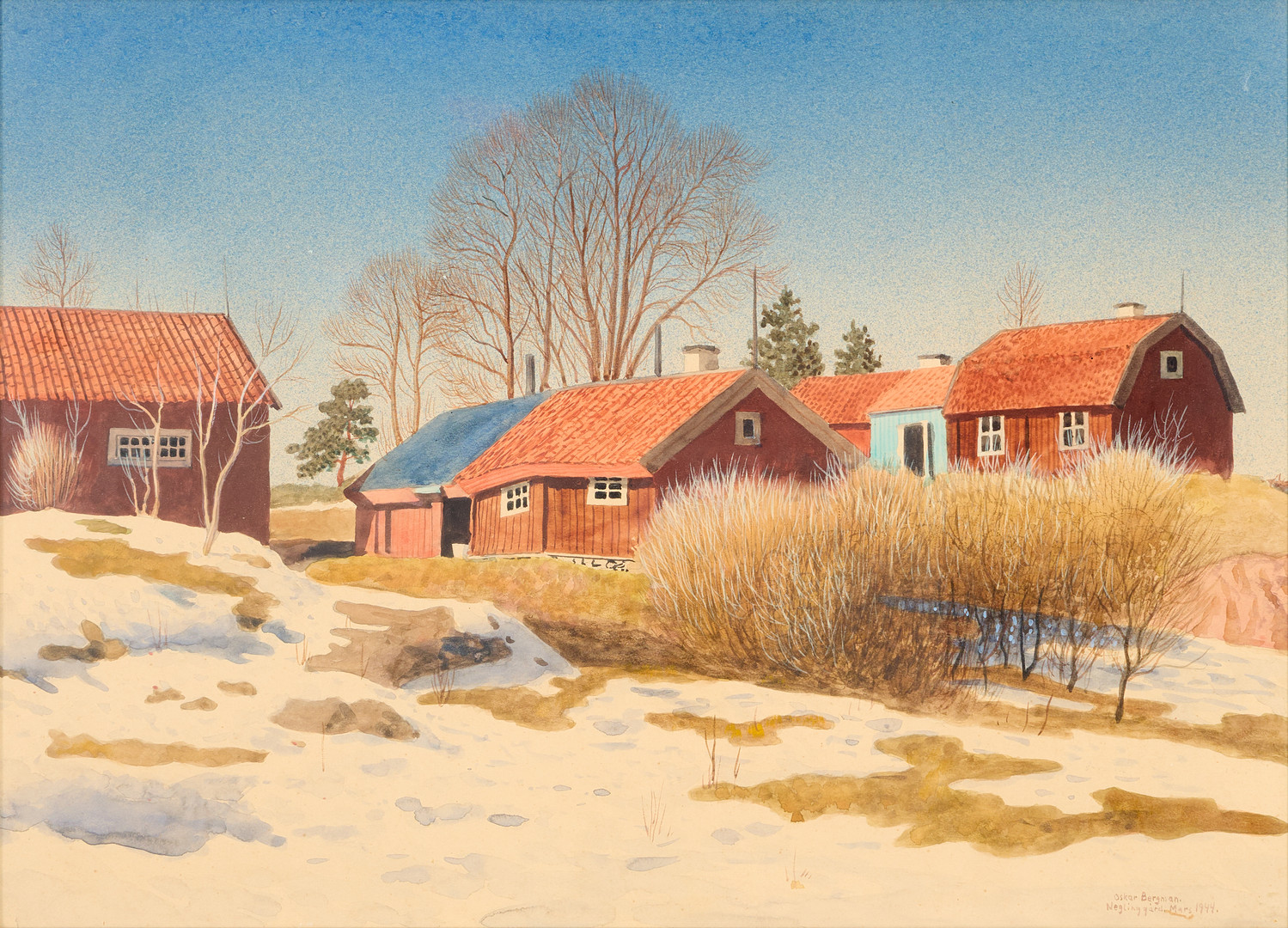 "Marsdag vid Neglinge gård".
