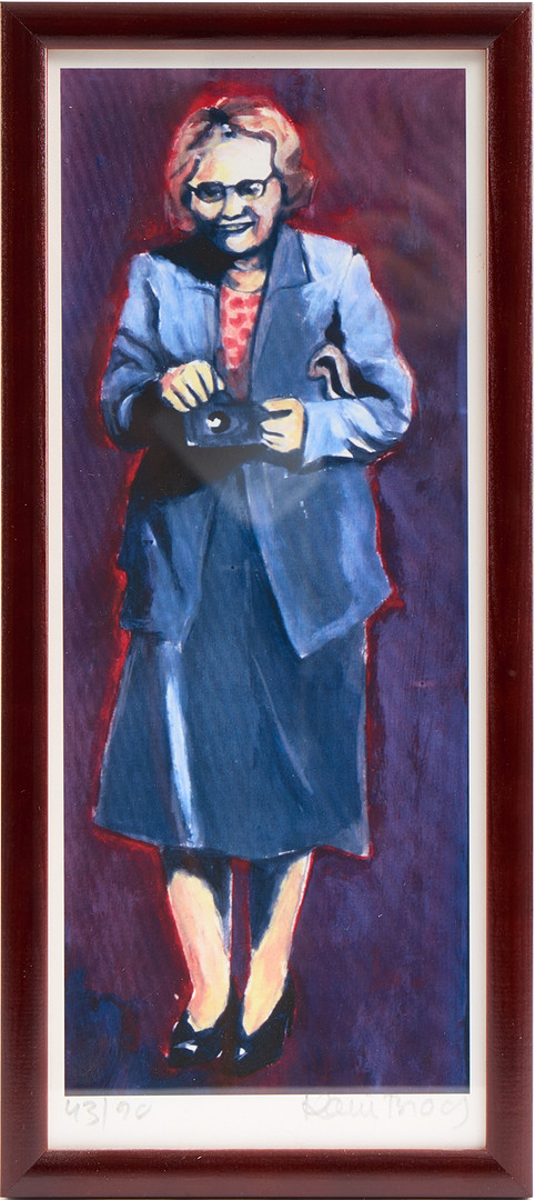 LITOGRAFI, kvinna.