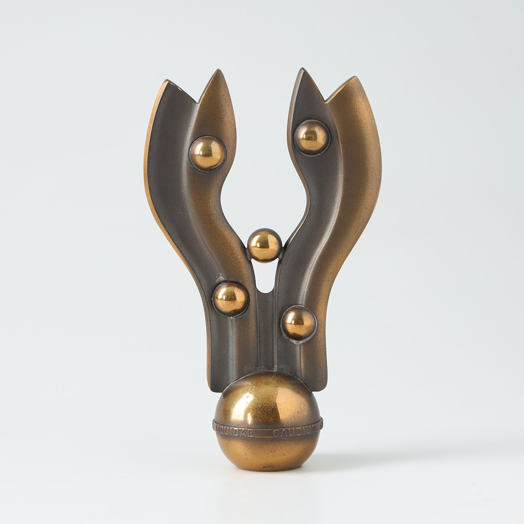 Skulptur. "Blåstång". Signerad TS och numrerad 10. Tillander Ab 1980.