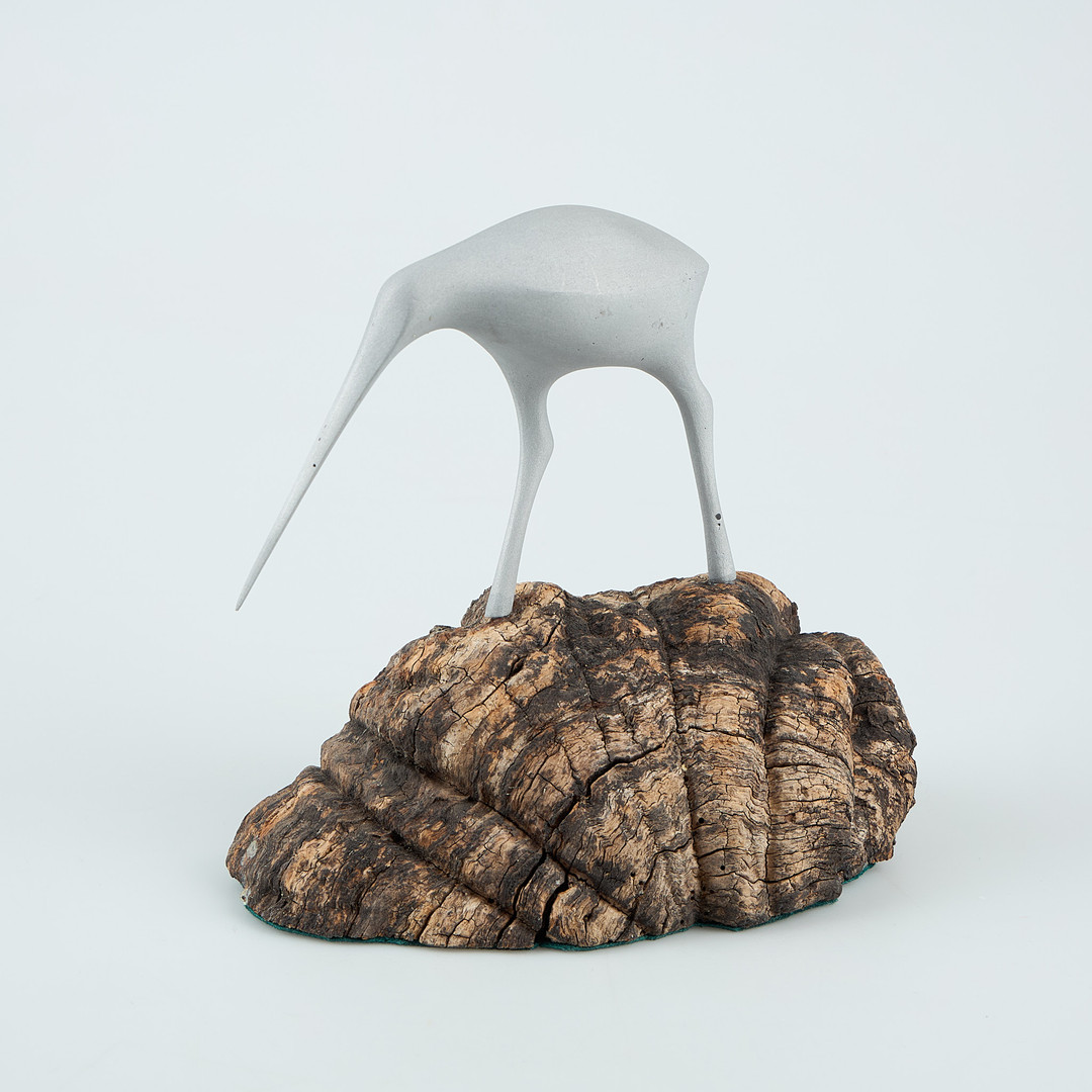 SKULPTUR, Suokurppa (Beckasin), signerad och stämplad.