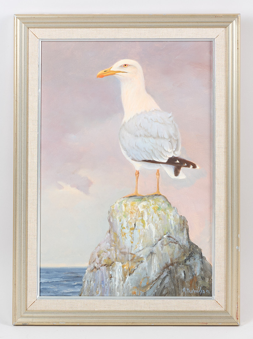 Gråtrut, signerad samt daterad -94, olja på duk.