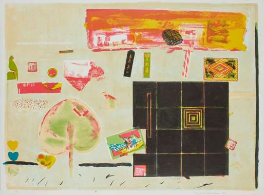 STILL LIFE AND FAN (ALLAN 9) - 1980