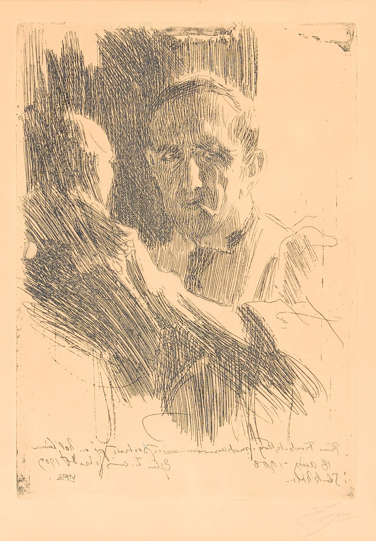 Anders Zorn, "Prins Paul Troubetzkoy II", 1909.