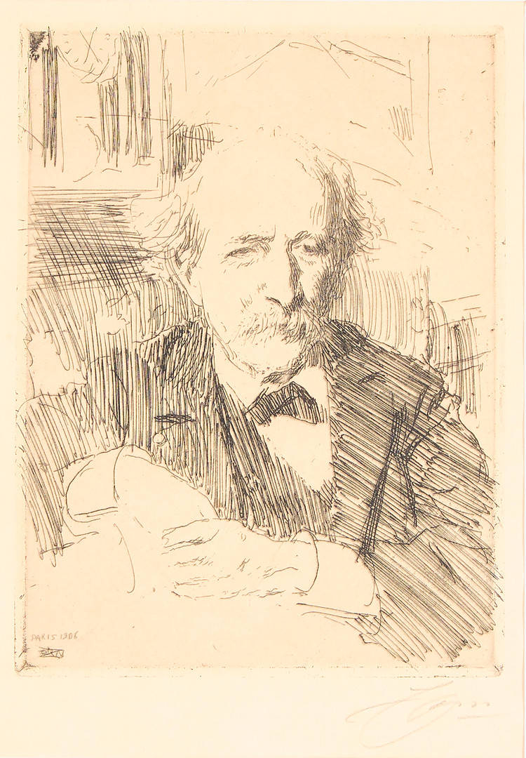 Anders Zorn, "Marcellin Berthelot", Paris 1906.