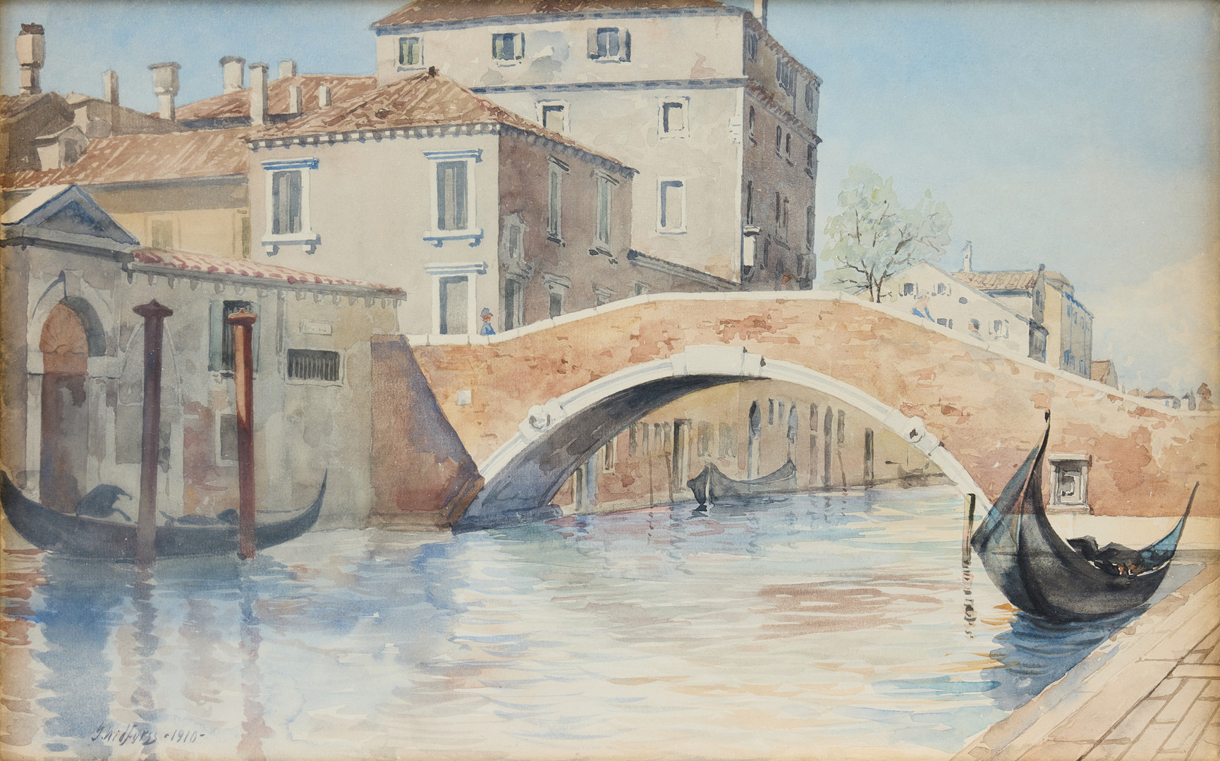 Kanal i Venedig.