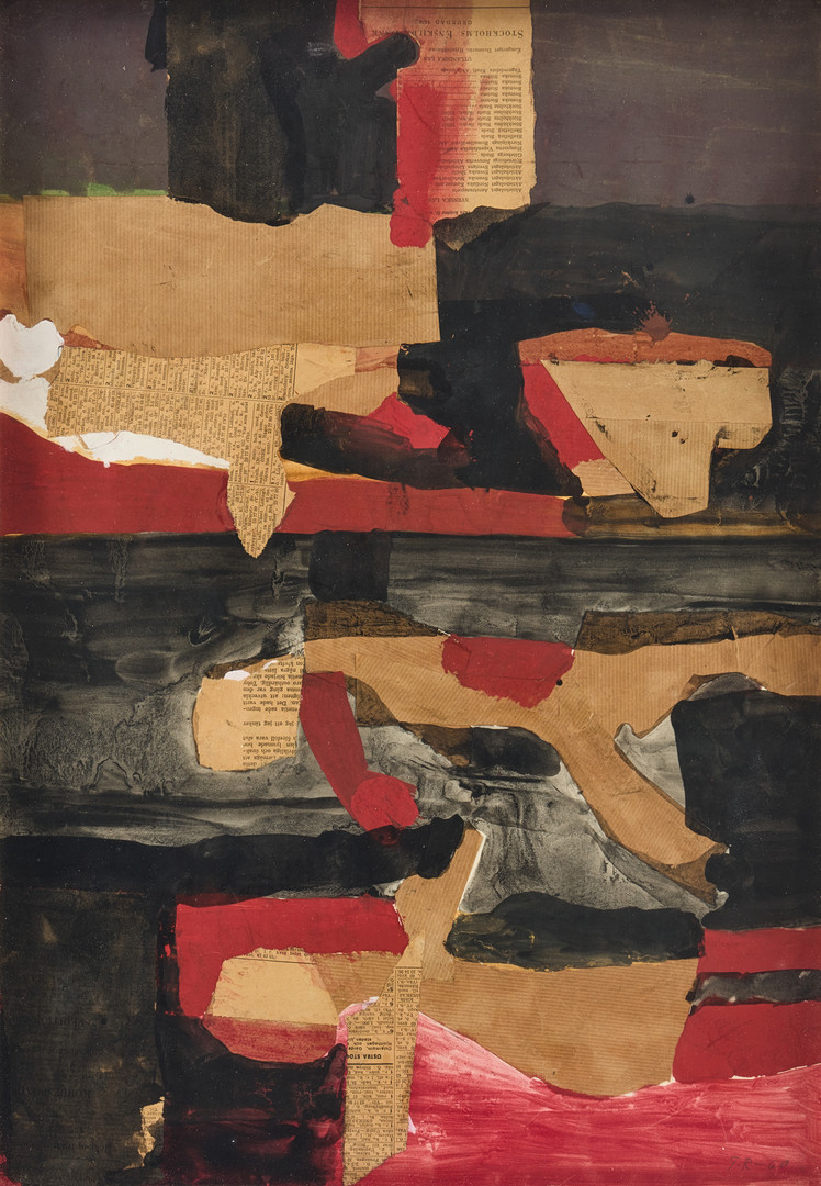"Rött collage".