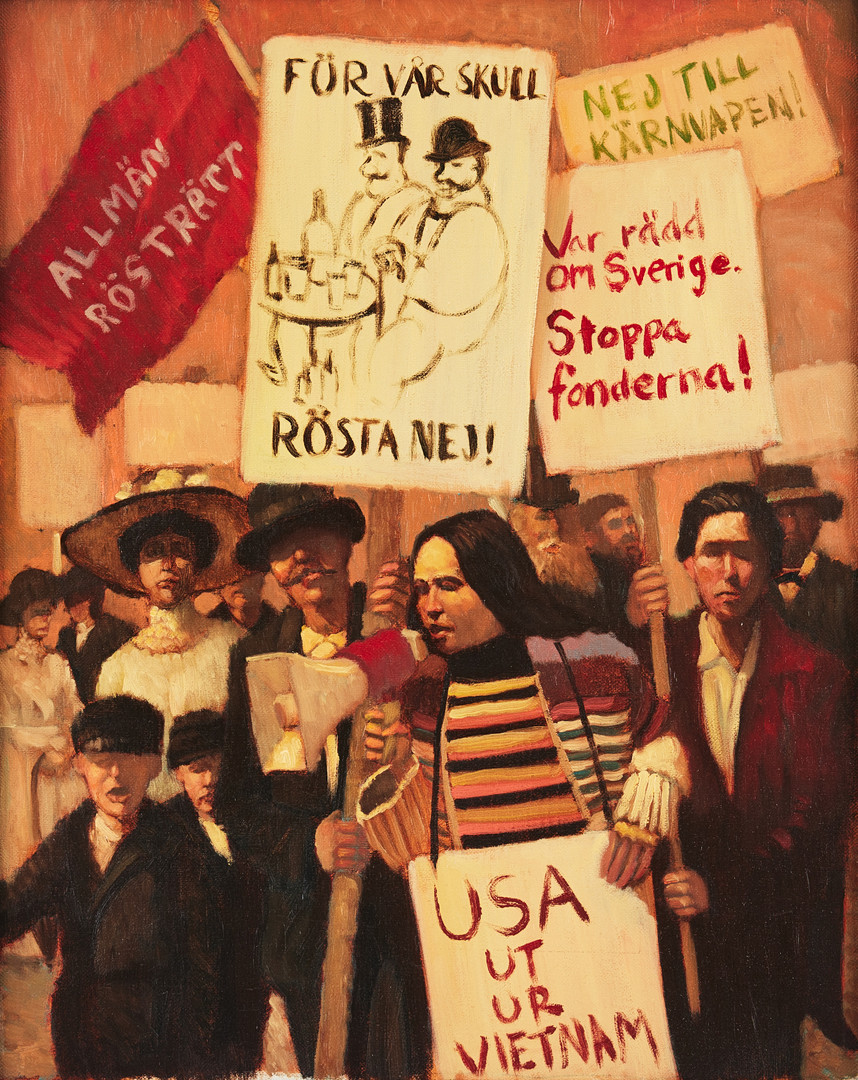Protesters.