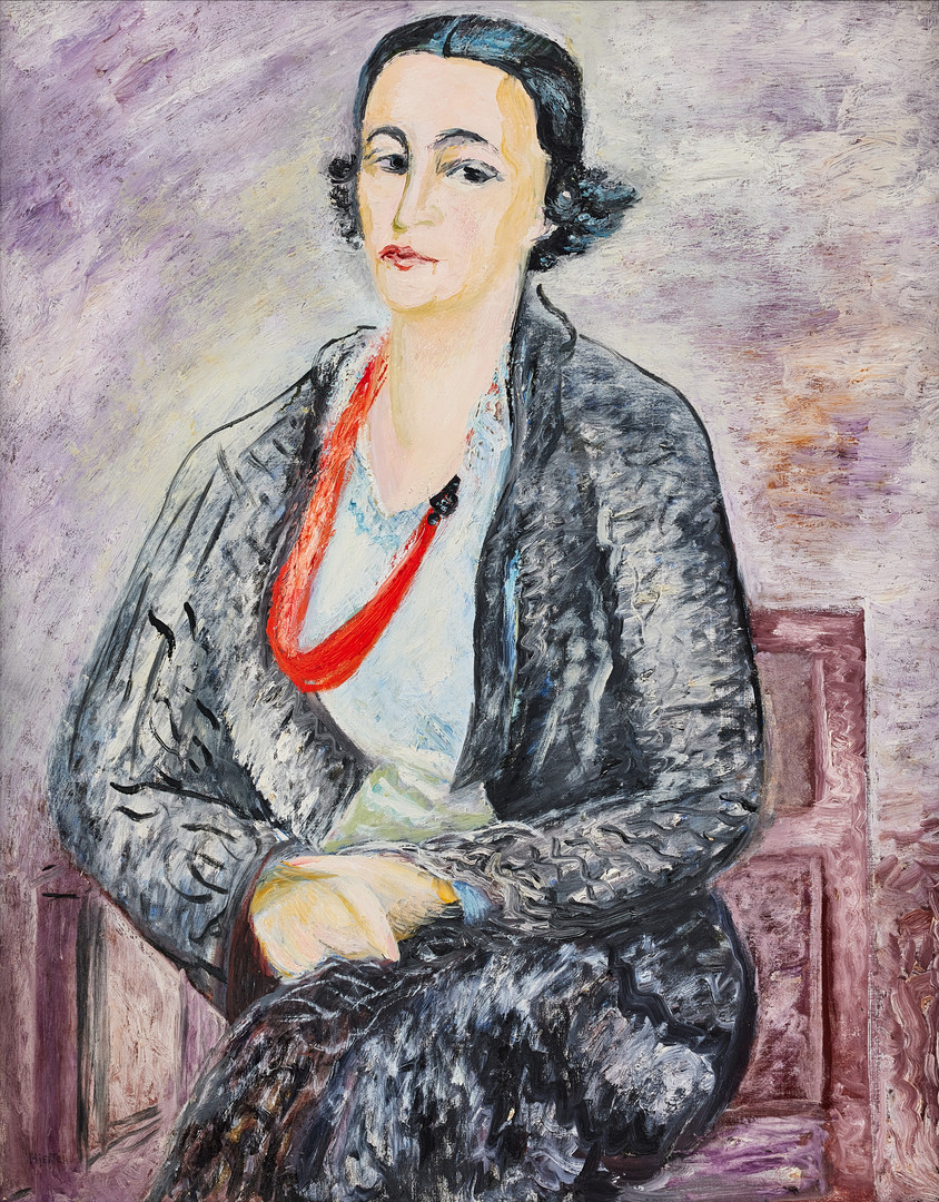 Portrait of Mrs. Signe Henschen.
