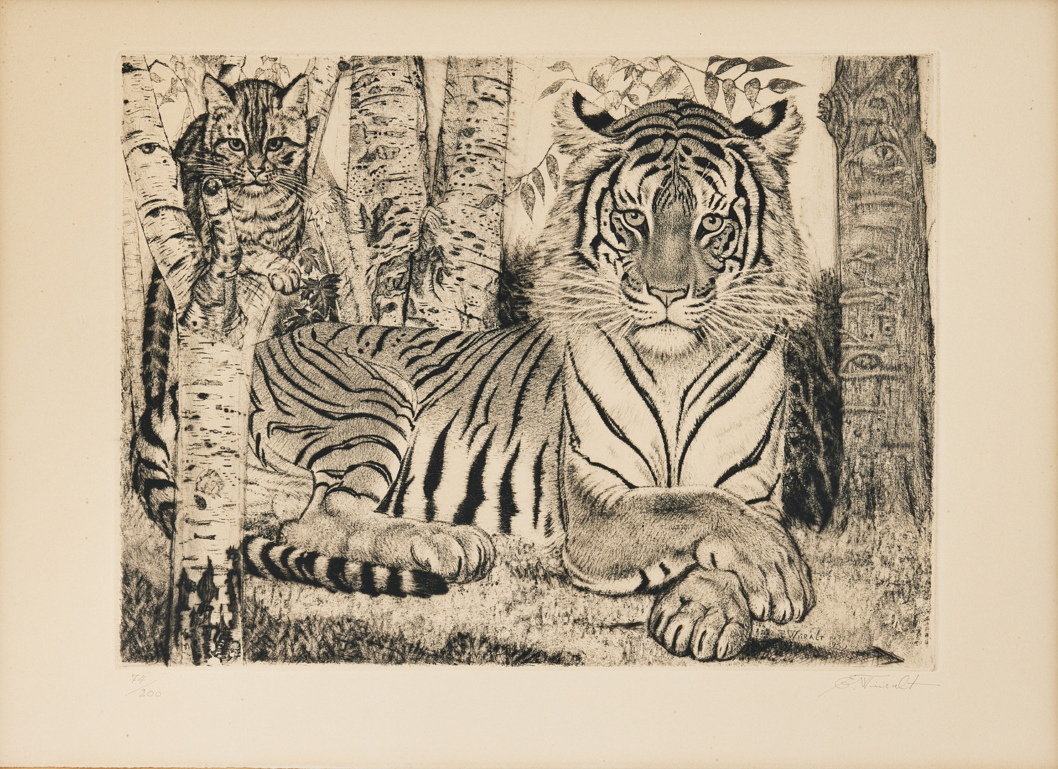 "Lamav tiger" (Reclining Tiger).