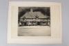 'The White Hart Witley' etching signed unframed 28.5 x 31.5cm