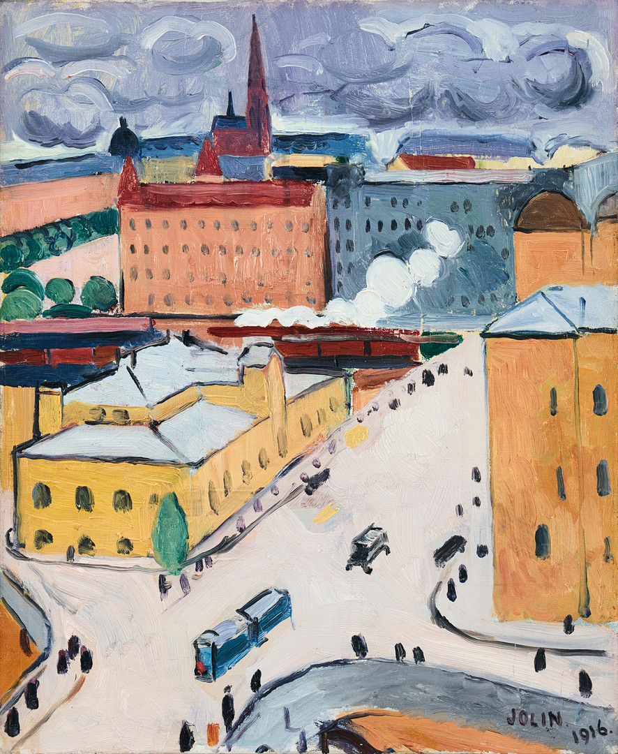 Einar Jolin, View of Kungsbroplan.