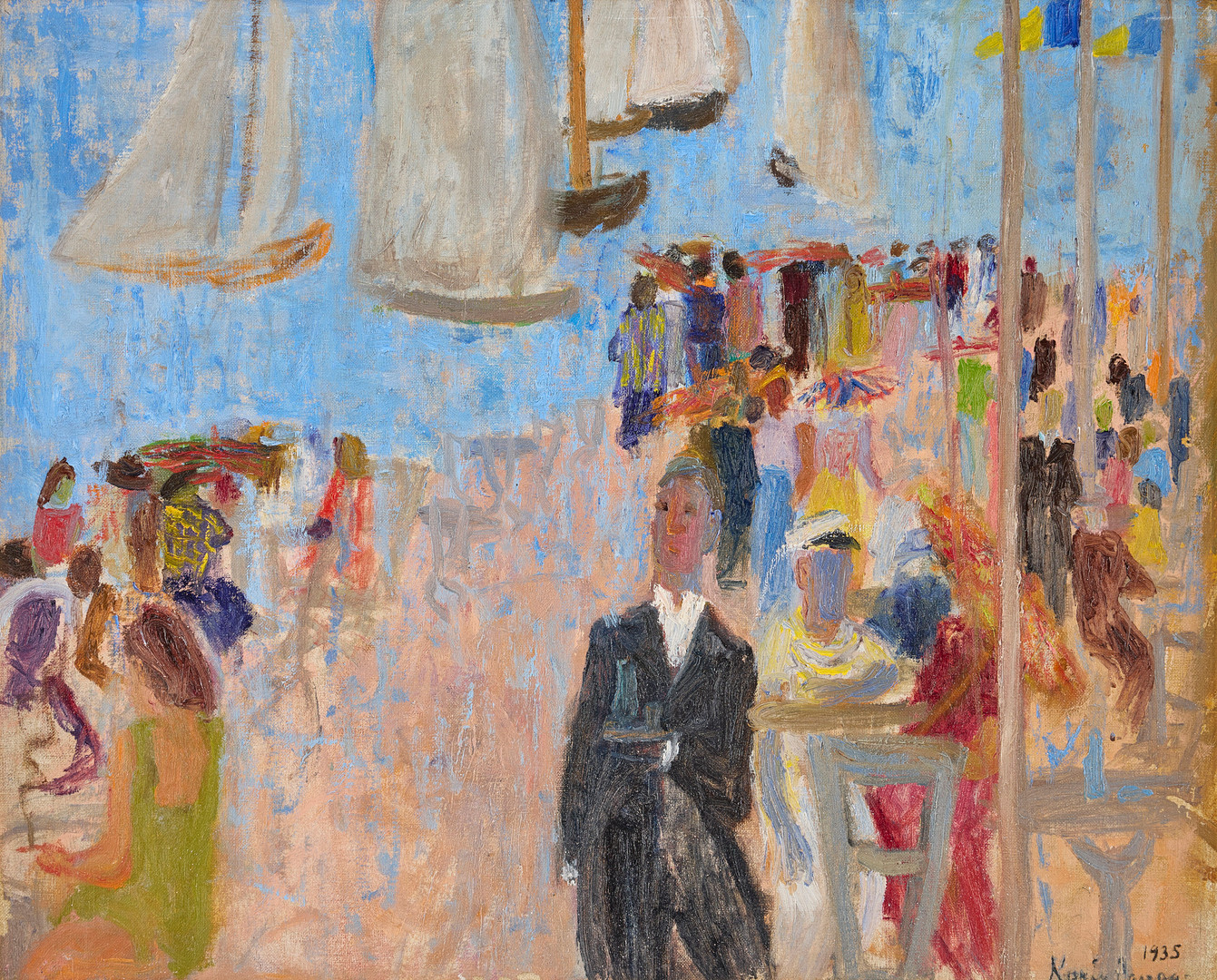 “Sailing Race Day” - motif from Marstrand.