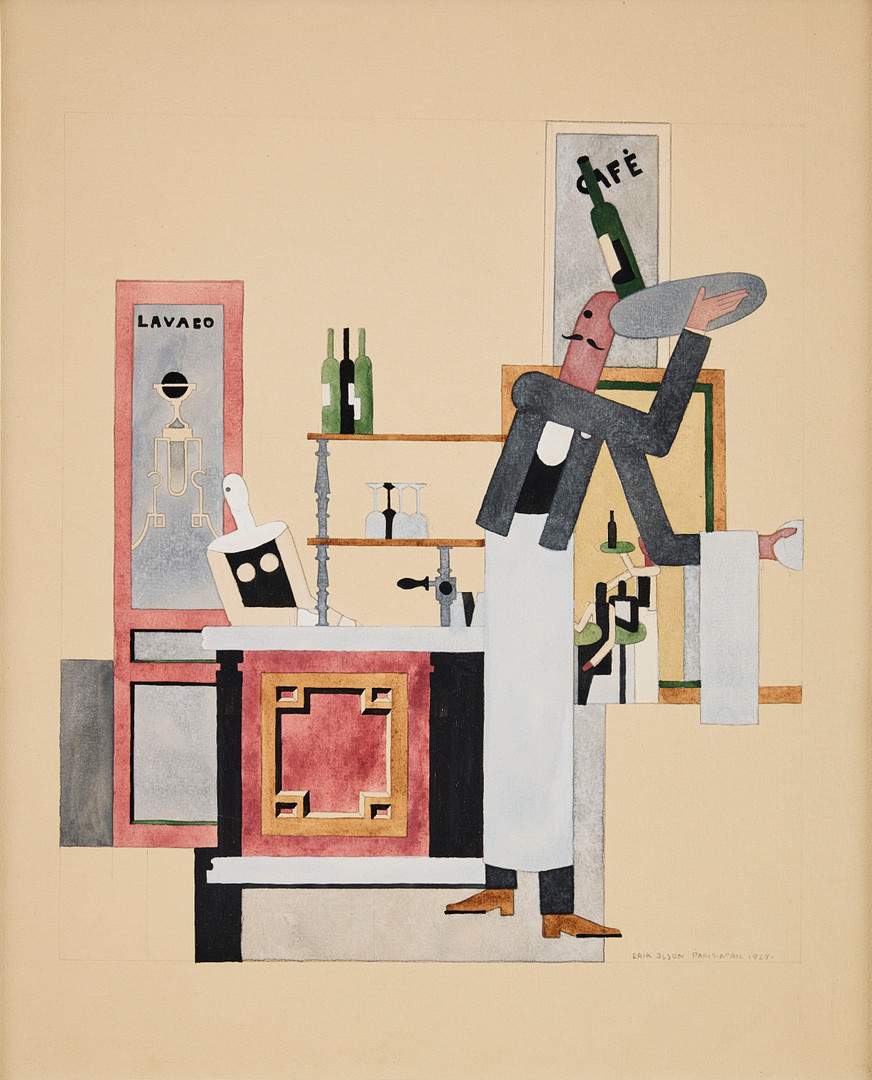 "French café interior".