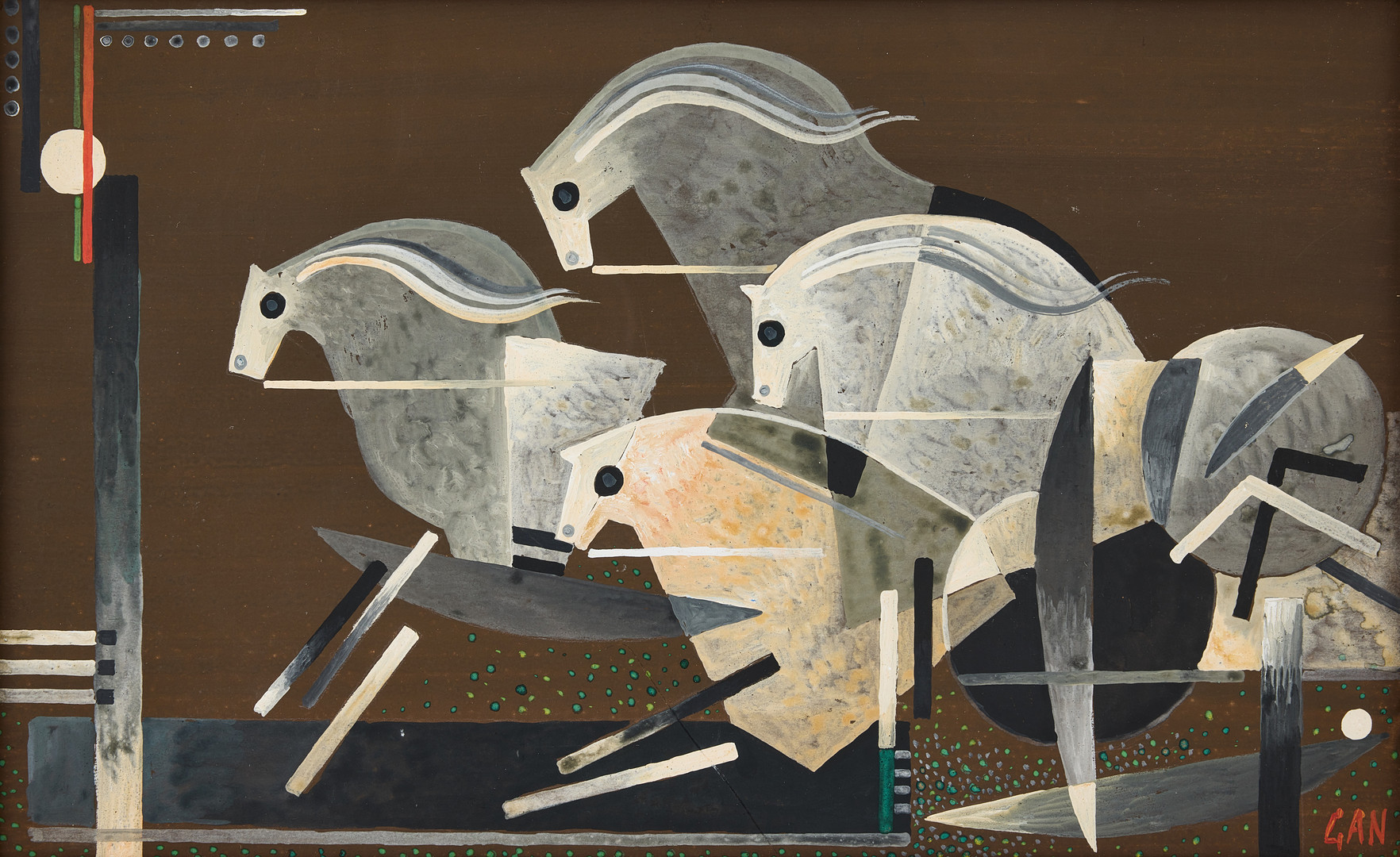 Gösta Adrian-Nilsson, "4 horses".