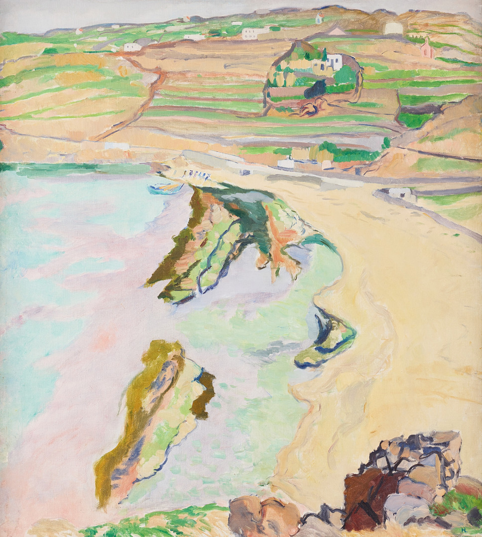 "Sea view from a height, Mykonos".