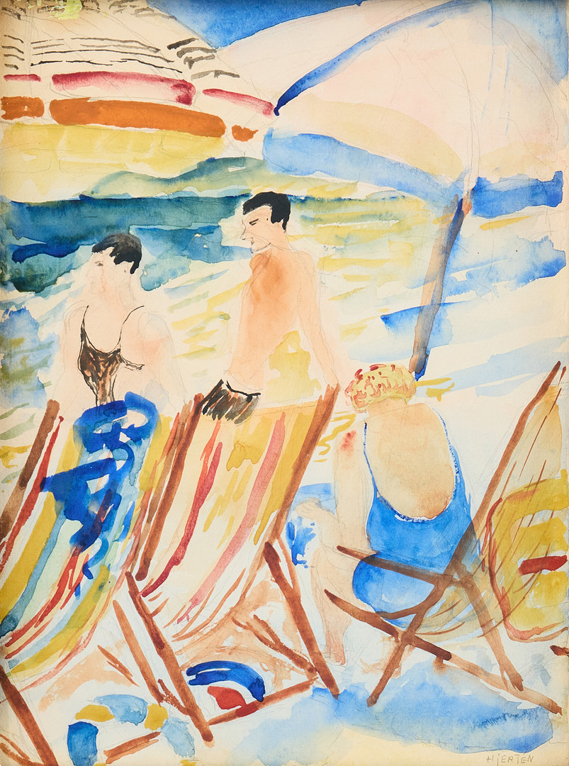 “Beach Life in Alassio”.