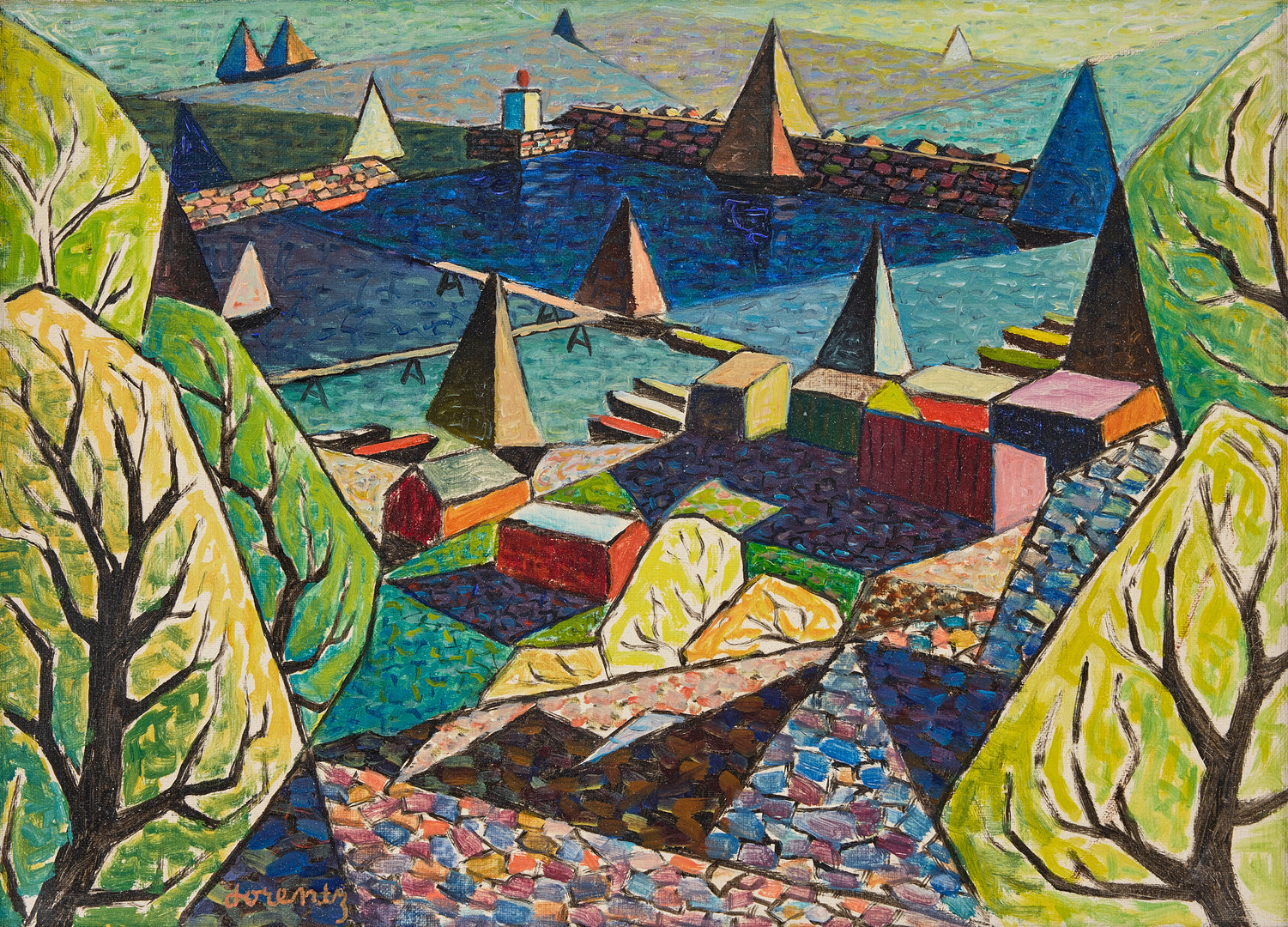 Waldemar Lorentzon, “Spring over the Harbour”.